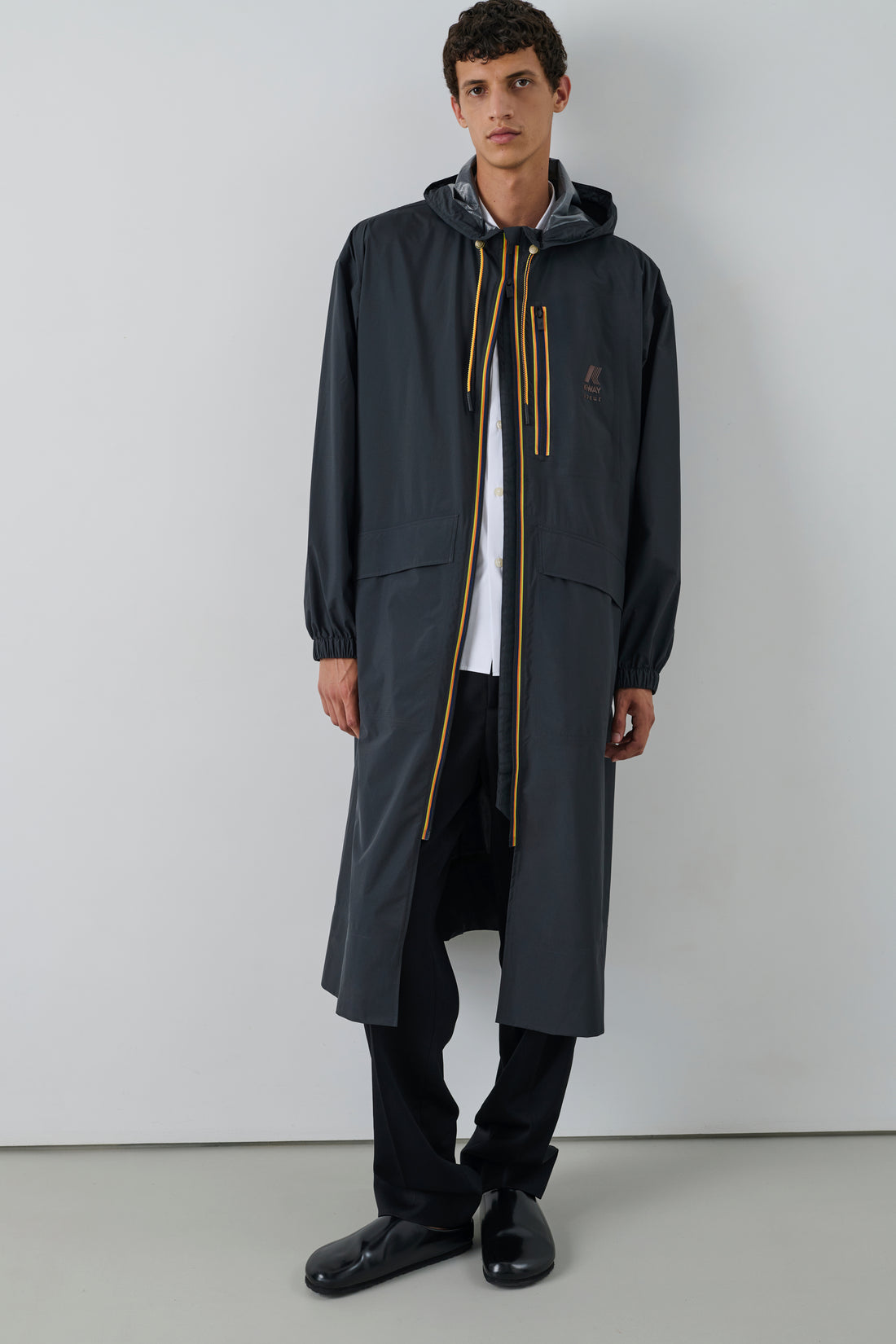 Pradel Trench Coat Anthracite Grey Women - Main Image