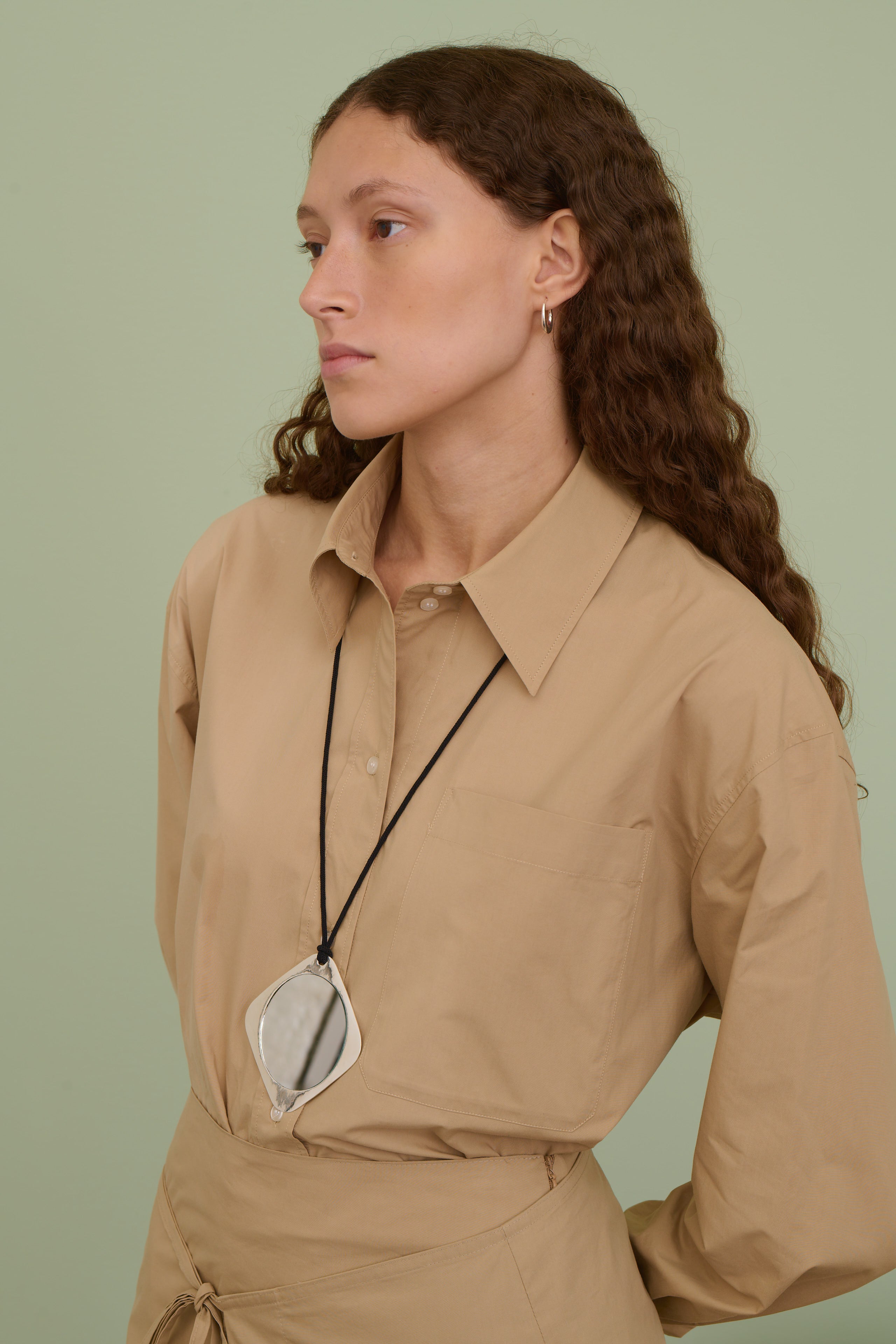 Collana lunga MIROIR Argento