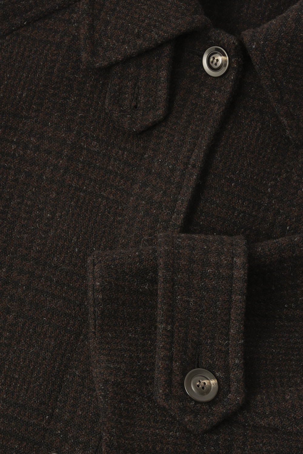 Manteau Berlin - Marron/Noir - Laine - Femme vue 7