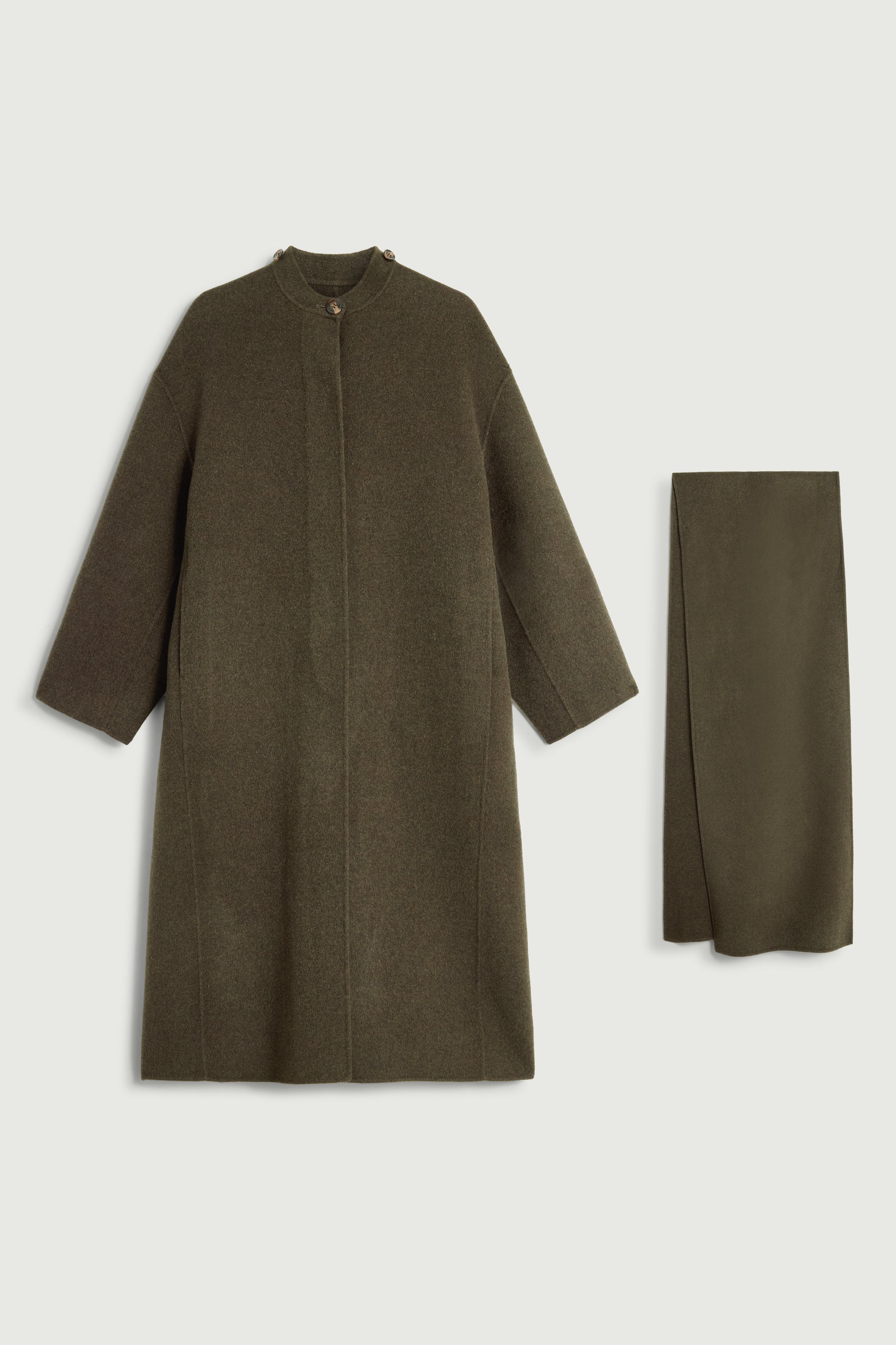 Coat FINN Khaki Heathered