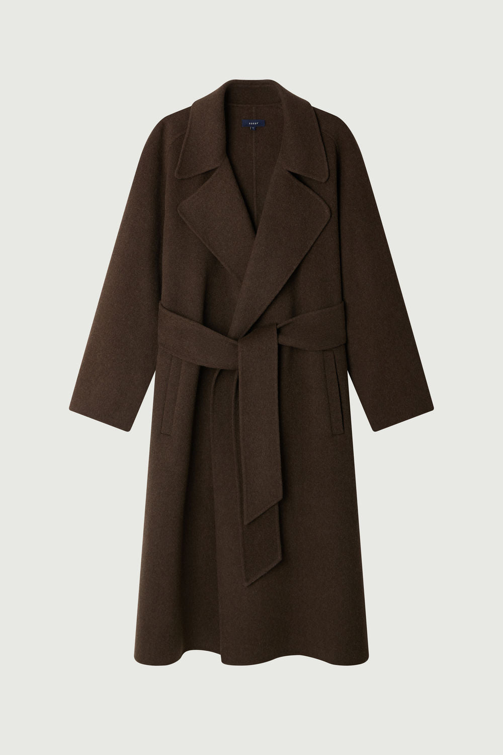 Harvard Coat Brown Khaki Wool Woman - Main Image