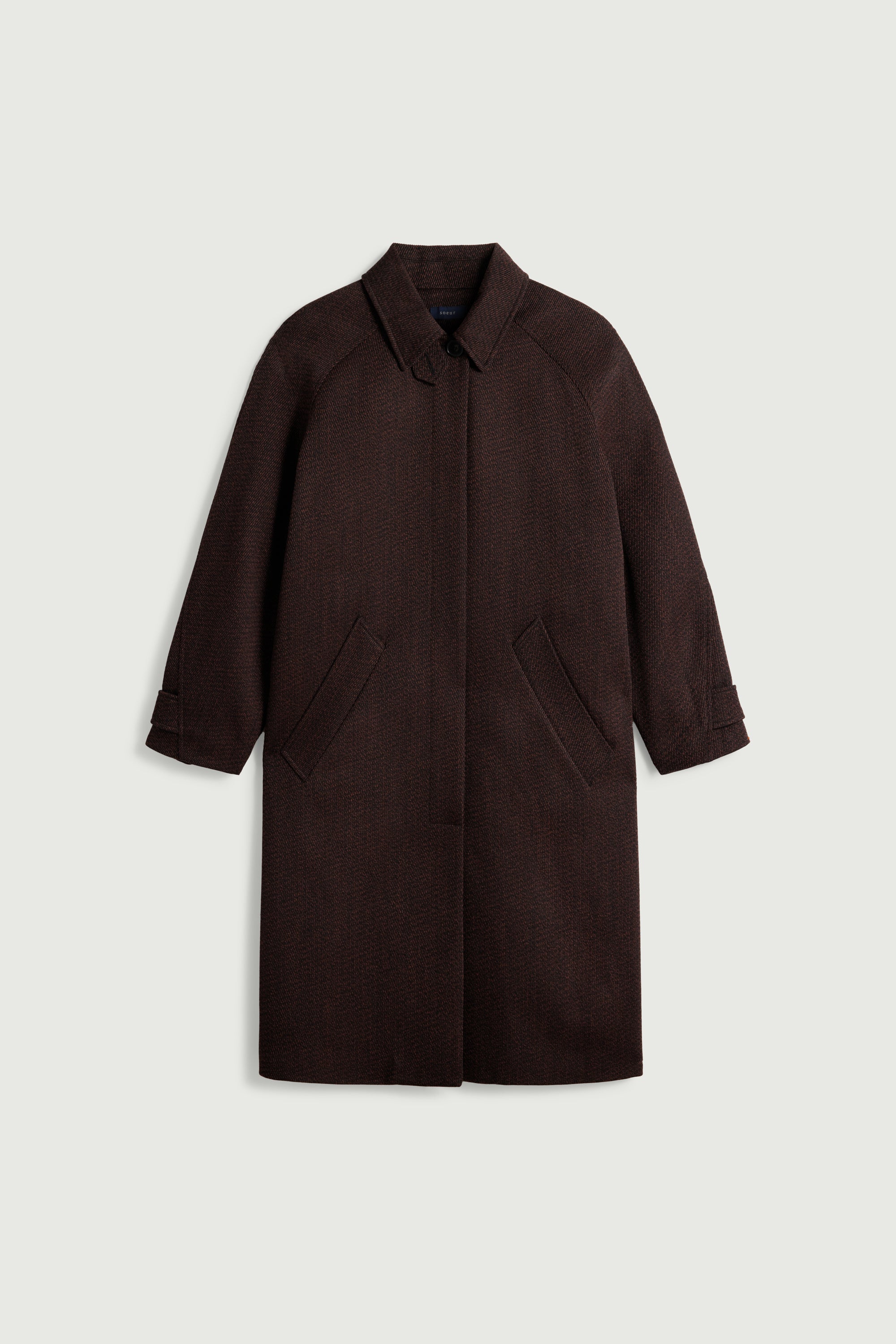 Coat LEANDRE Brown/Black