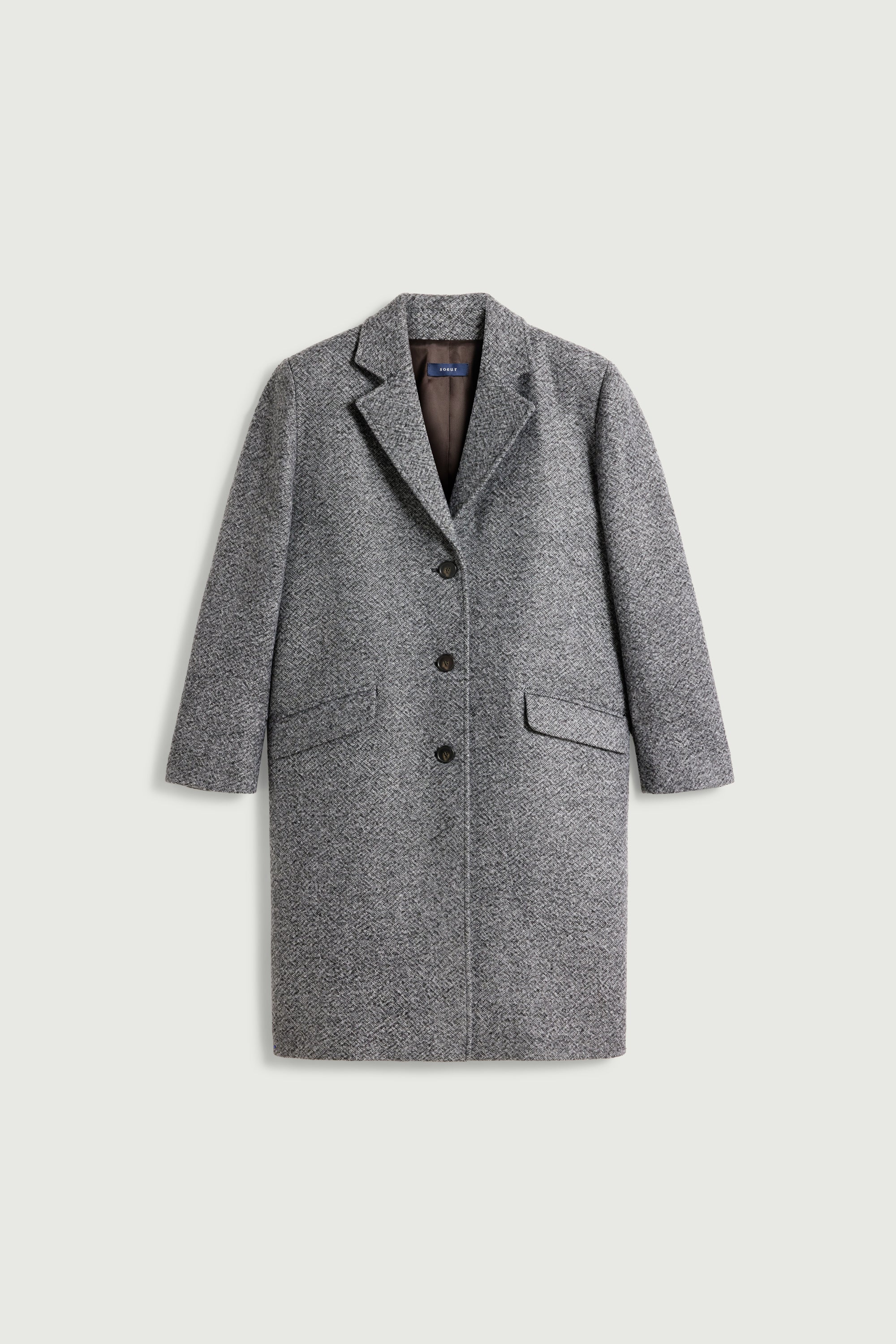 Coat LEON Gray/Black