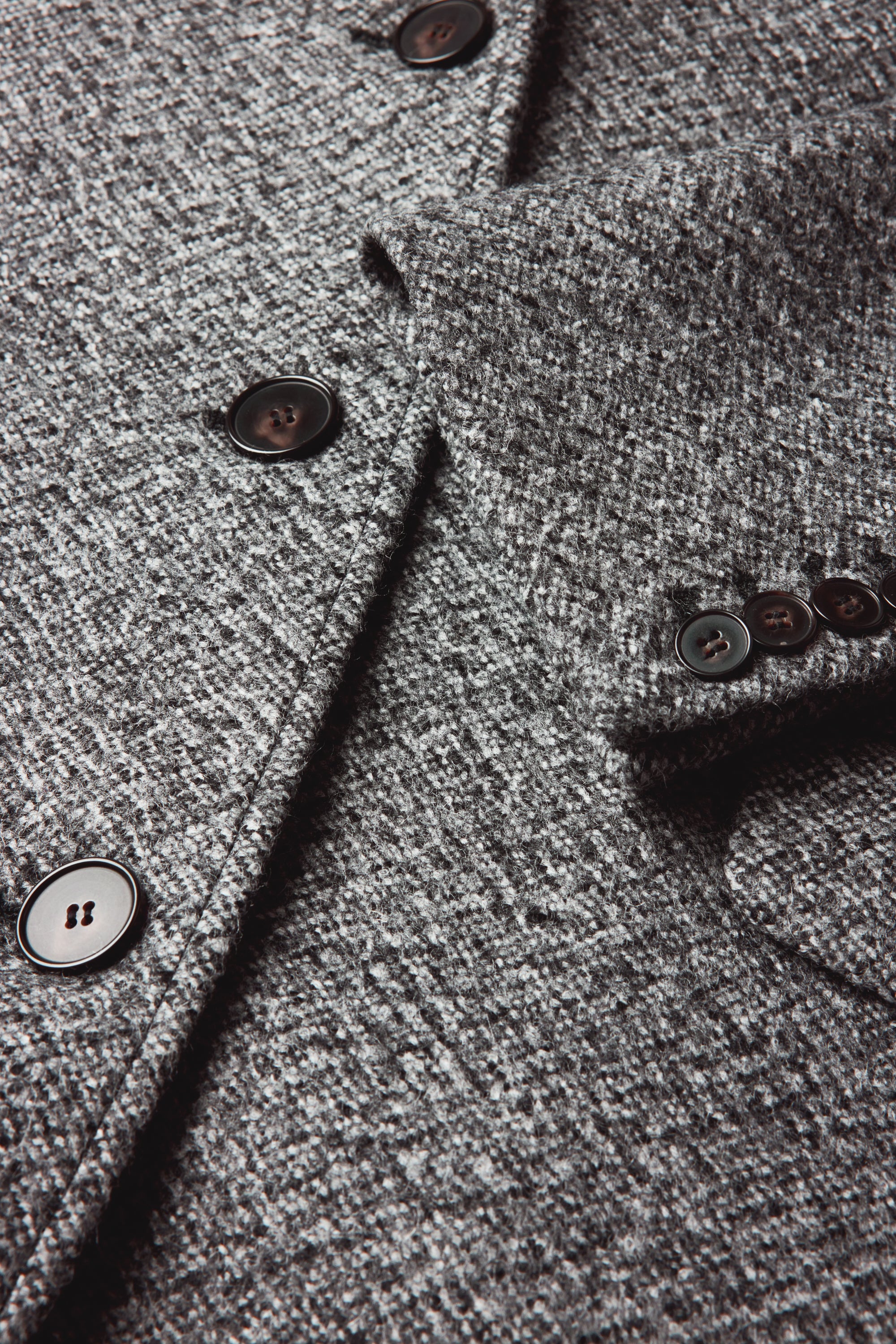 Coat LEON Gray/Black