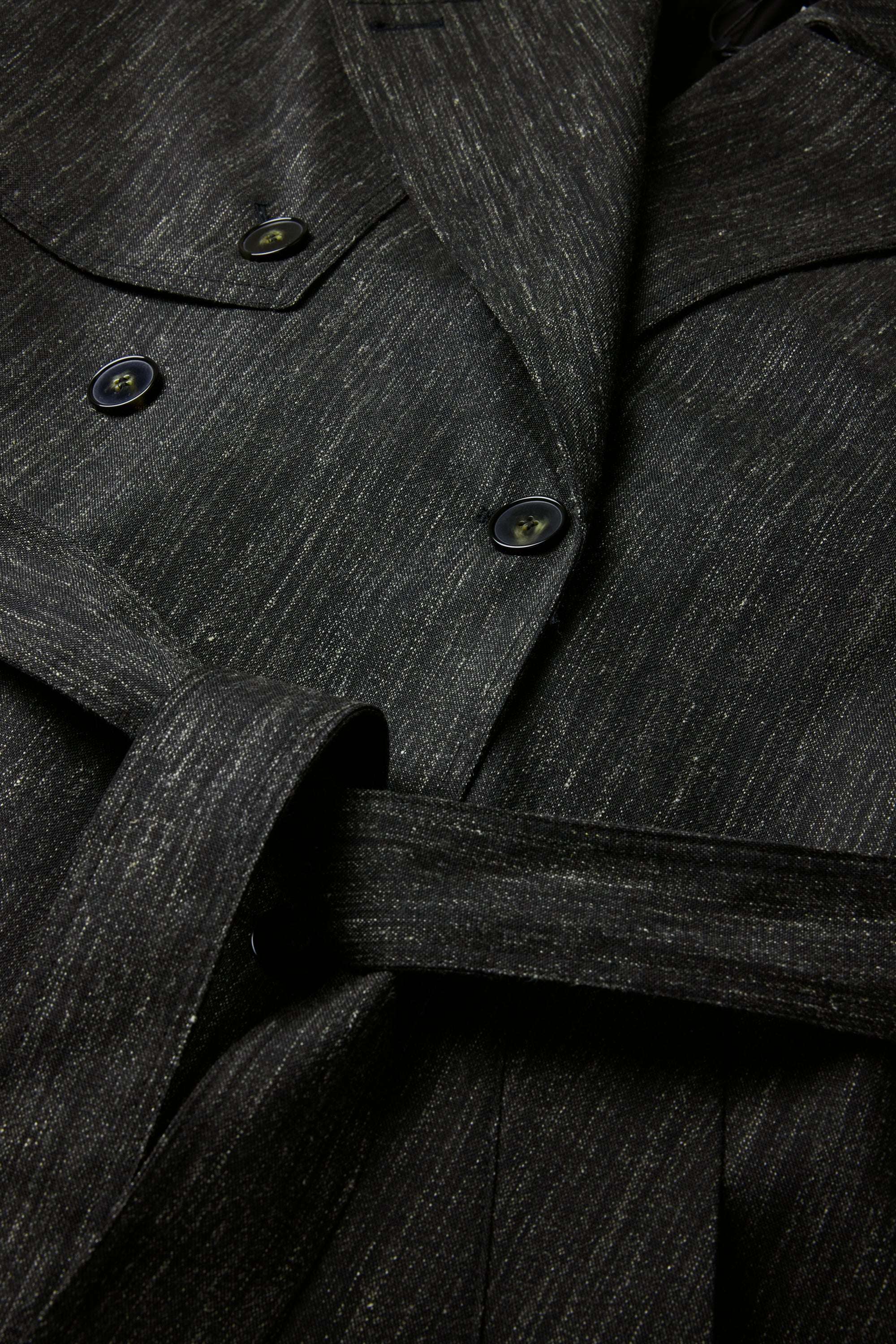 Trench Coat JOURDAIN Charcoal Gray