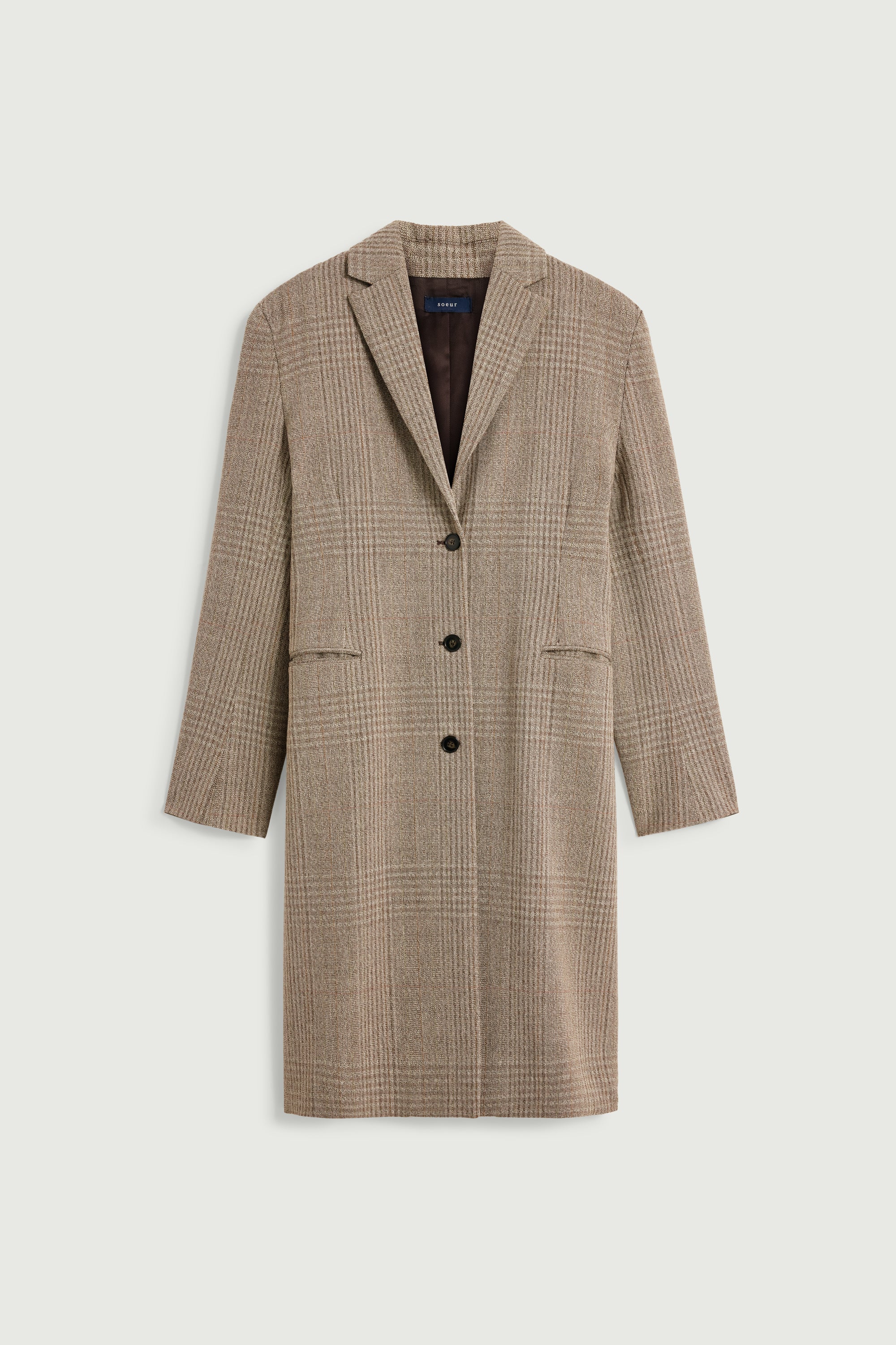 Coat LINCOLN Brown/Beige