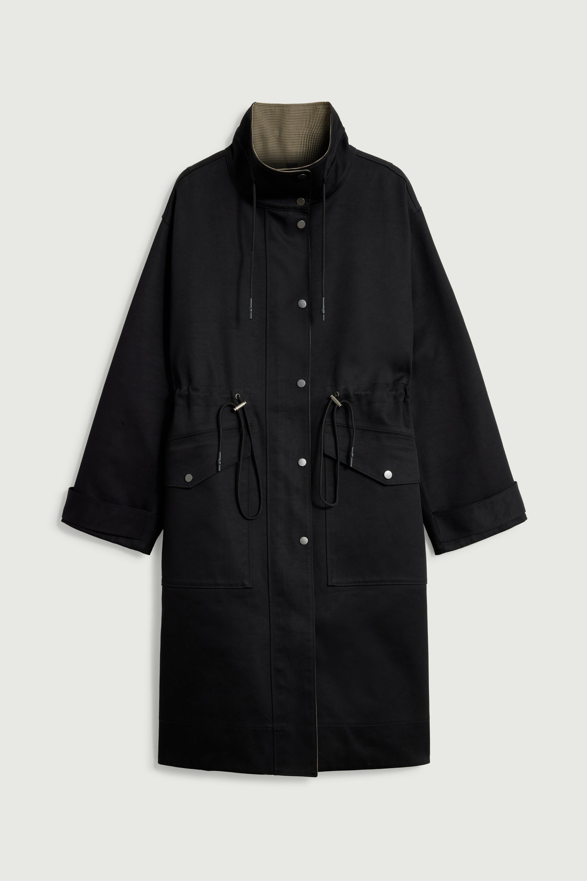 Coat LUCE Black/Beige
