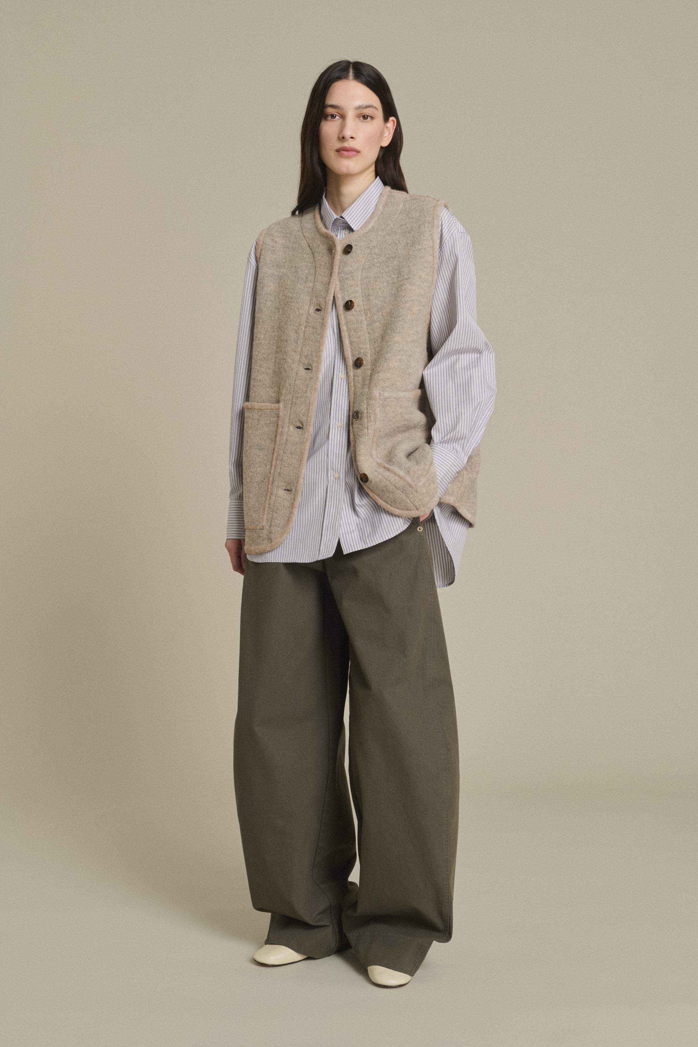 Jacket CHICAGO Beige/Gray