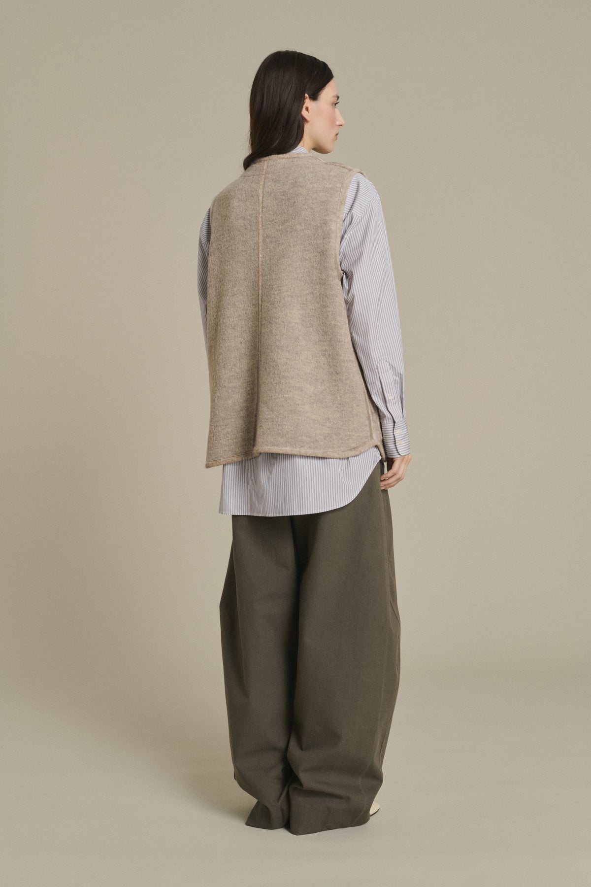 VESTE CHICAGO BEIGE/GRIS vue 2