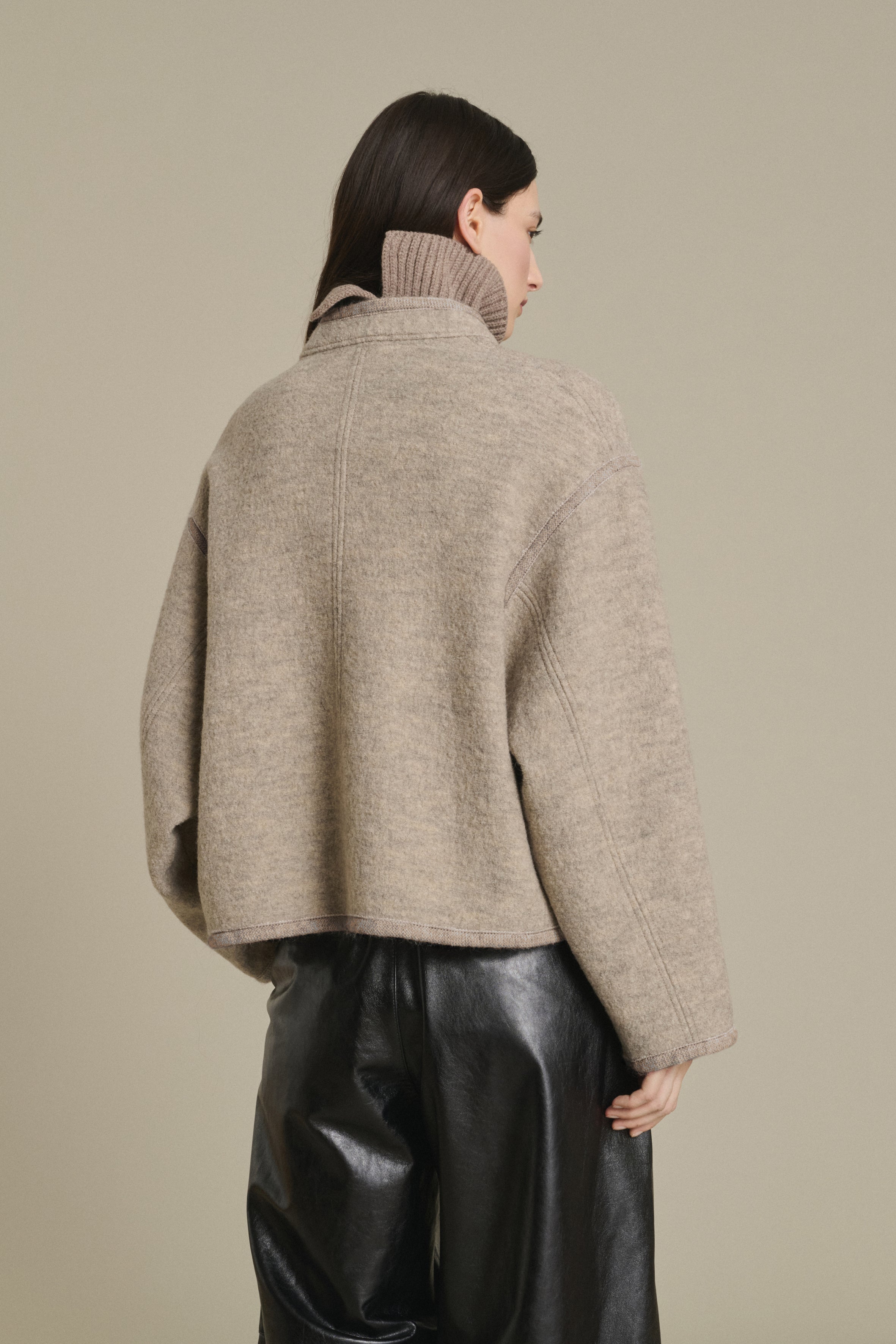 Jacket OLYMPE Beige/Gray