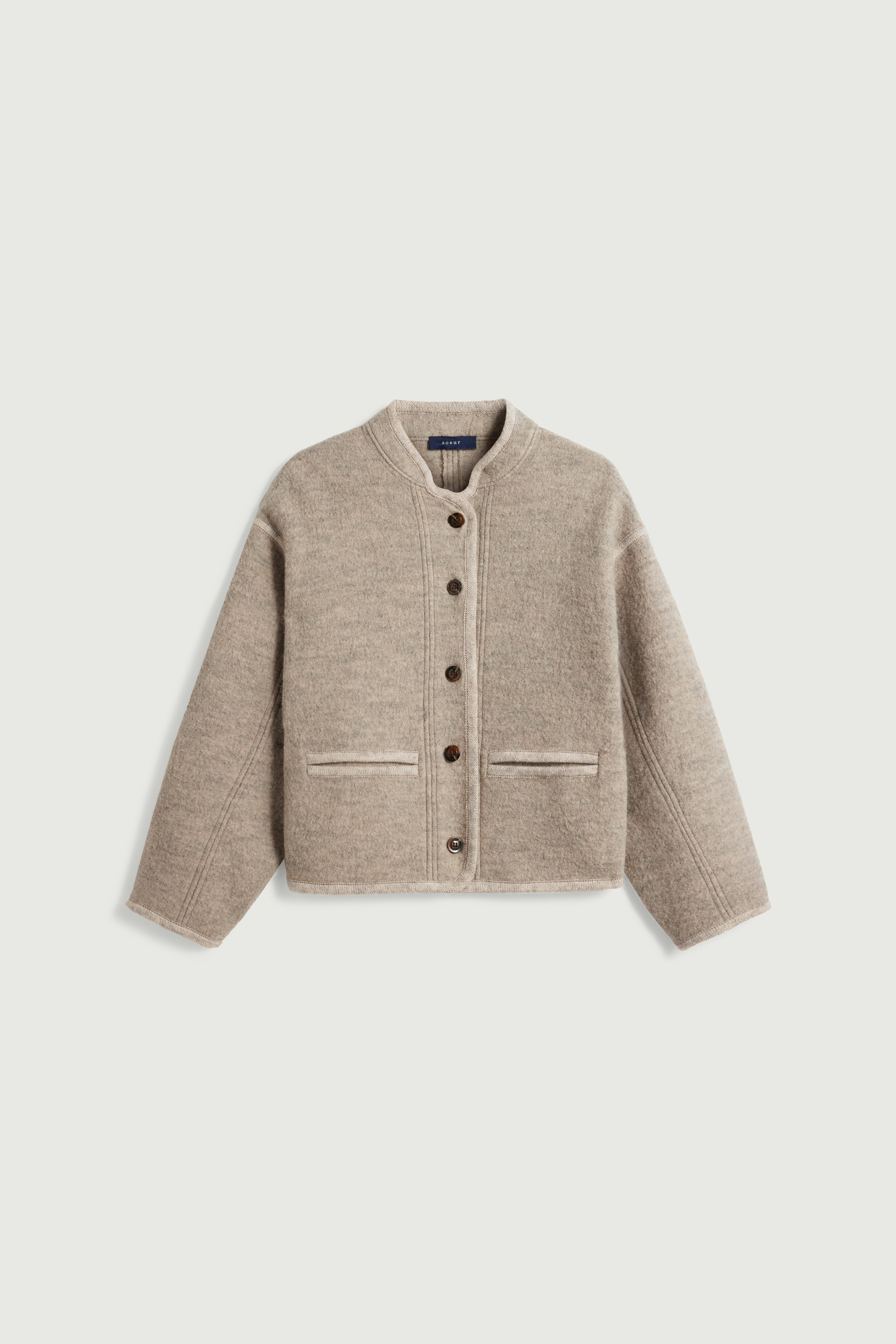 Jacket OLYMPE Beige/Gray