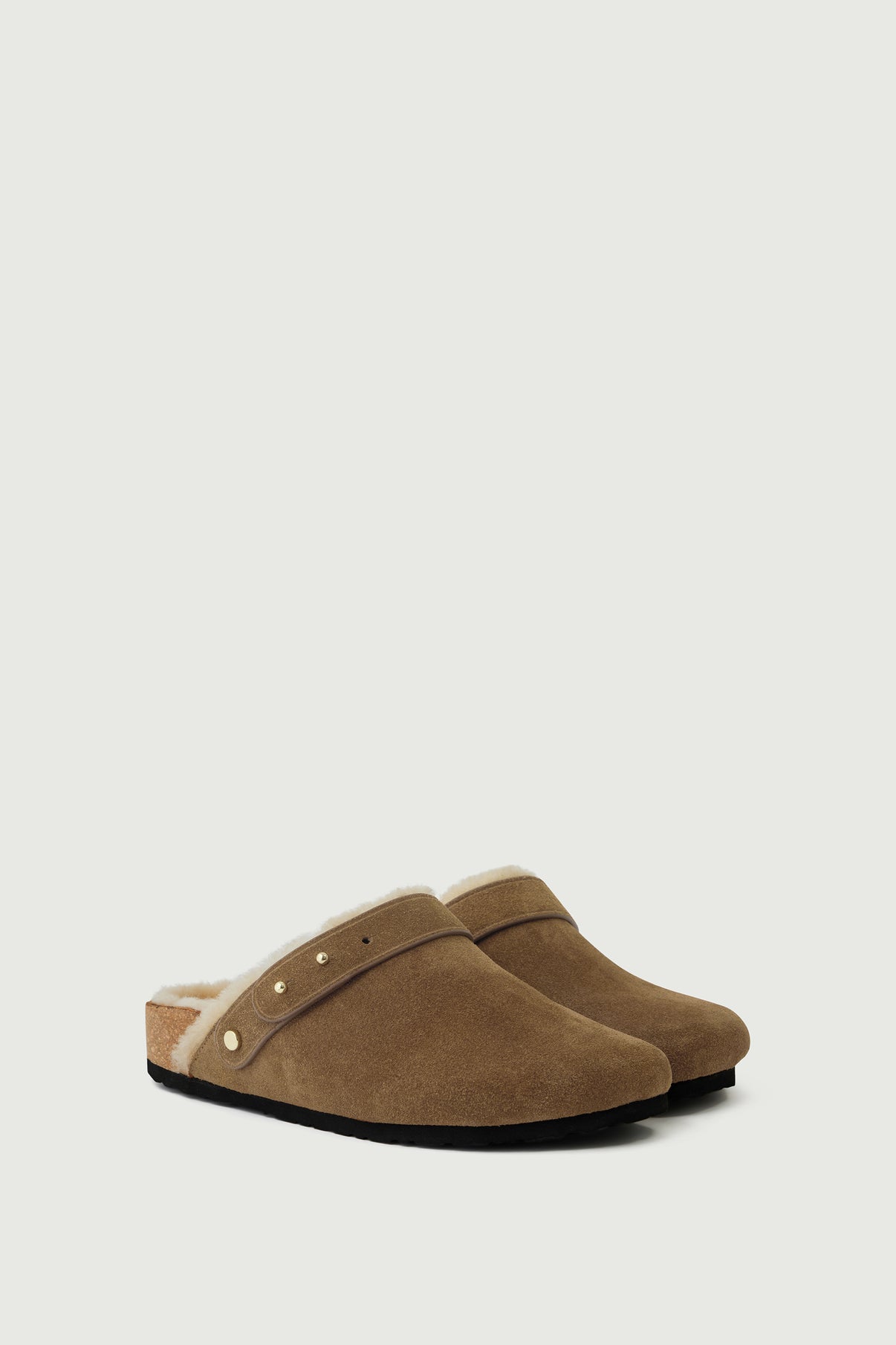 Sabots Sleepy - Miel - Cuir - Femme vue 3