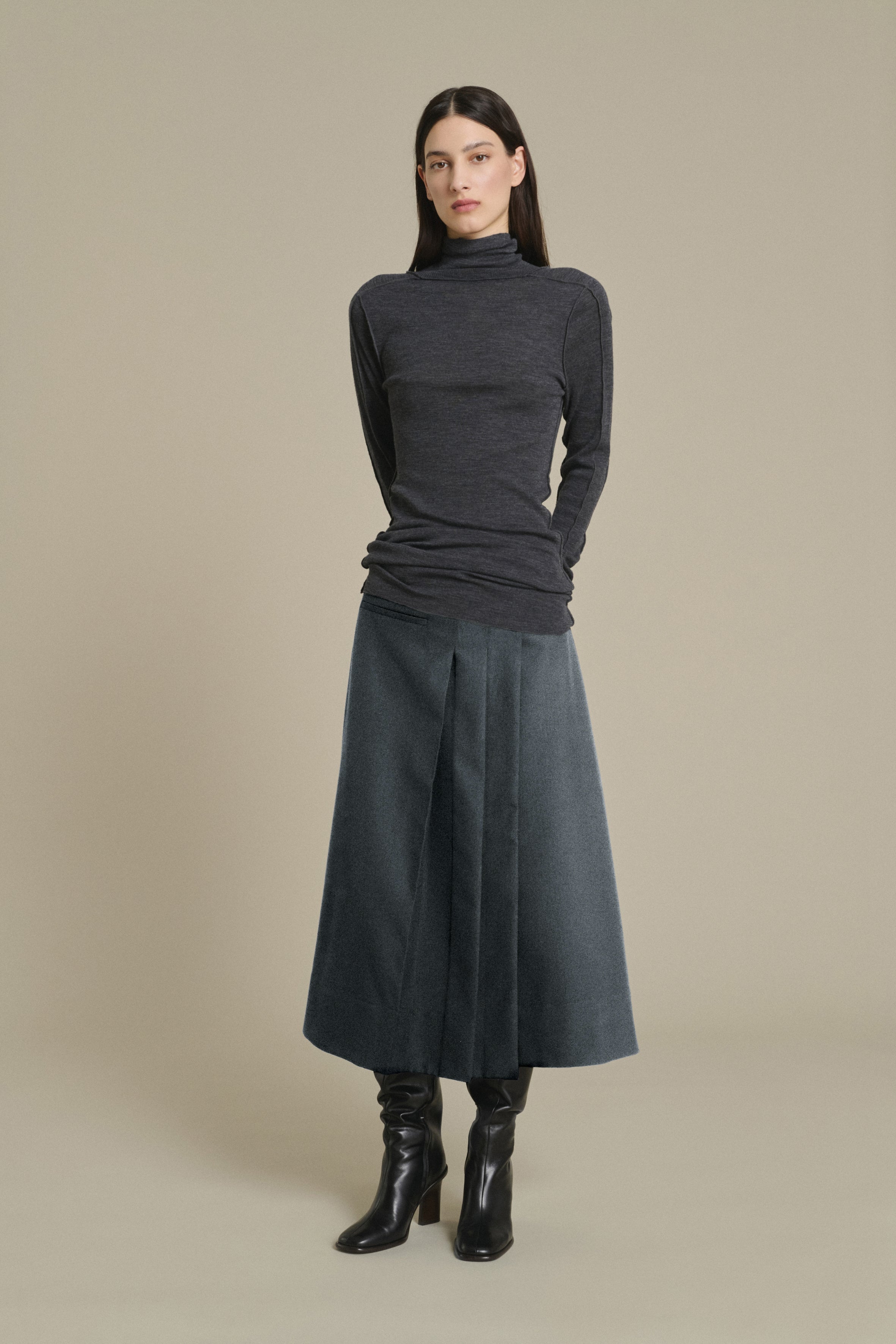 Skirt VARNA Heather Gray