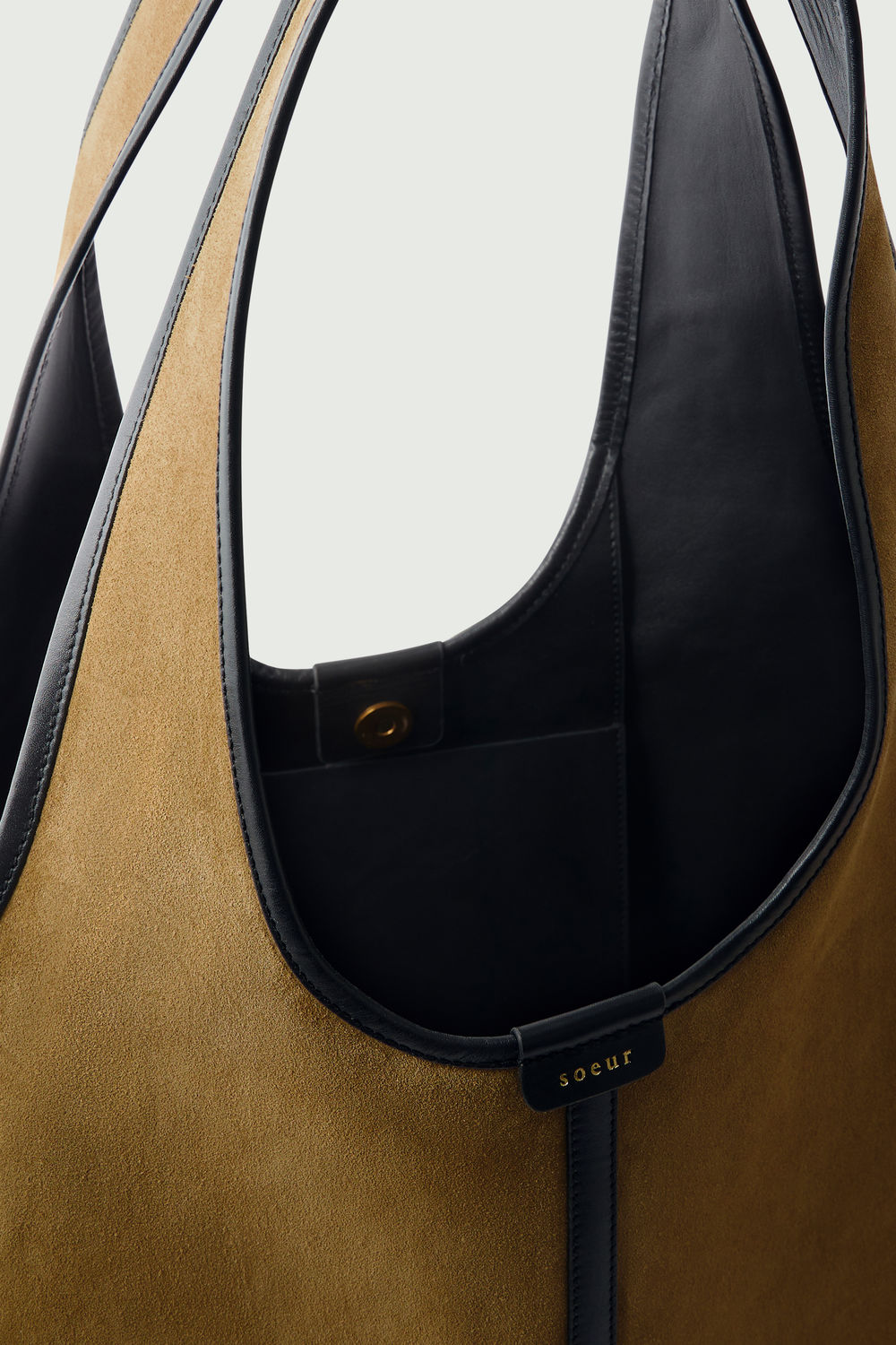 Cabas Douce - Bronze/Noir - Cuir - Femme vue 5