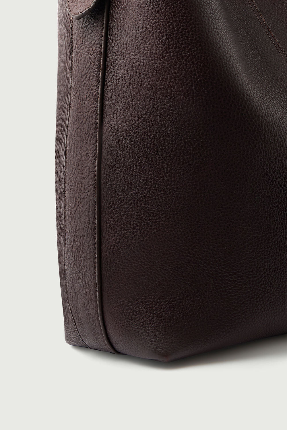 Saudade Bucket Bag - Dark Brown Leather XXL - Soeur