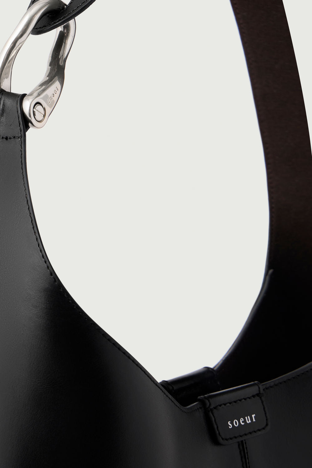 Sac Cosima Mini - Noir - Cuir - Femme vue 5