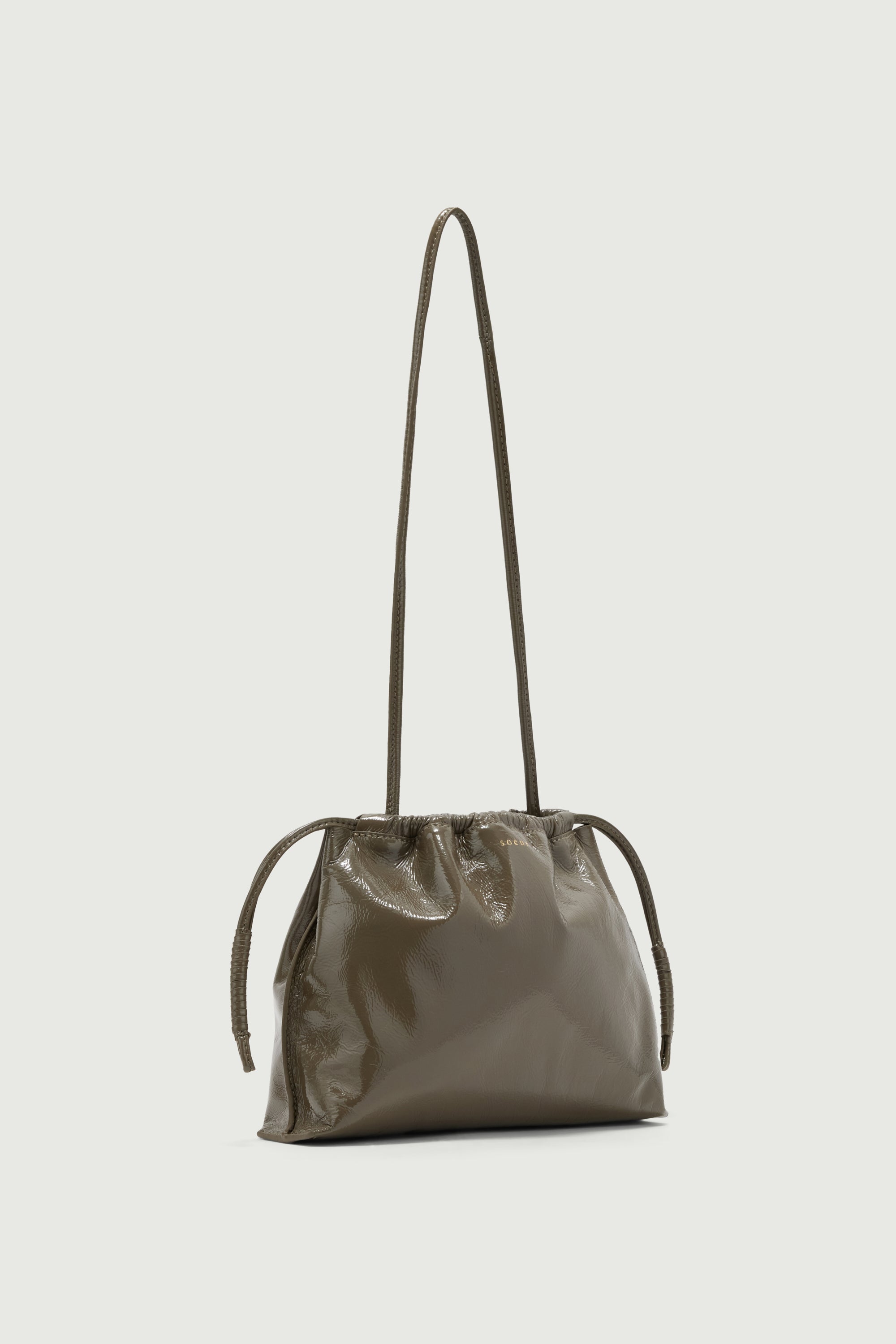 SAC SUZETTE Khaki VERNIS