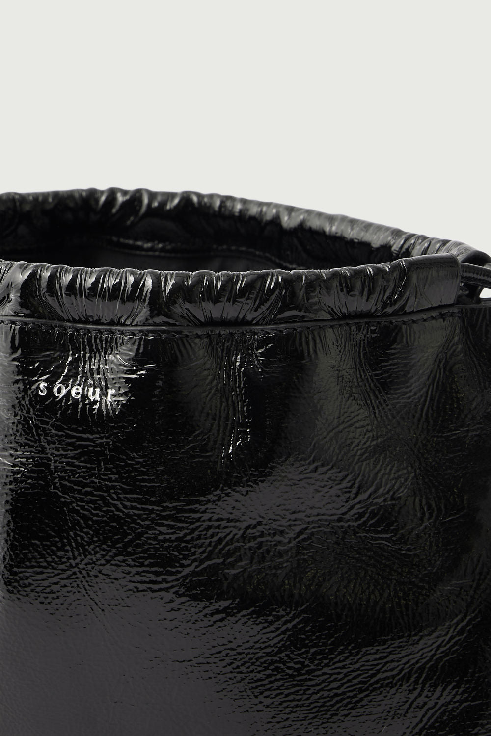 SAC SUZETTE Black VERNIS