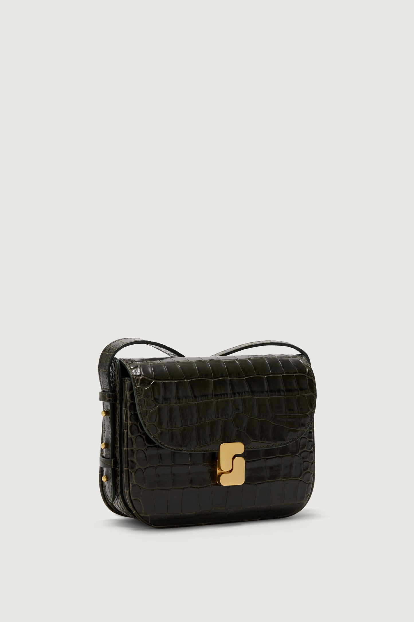 Sac Bellissima Mini - Vert Olive - Cuir - Femme