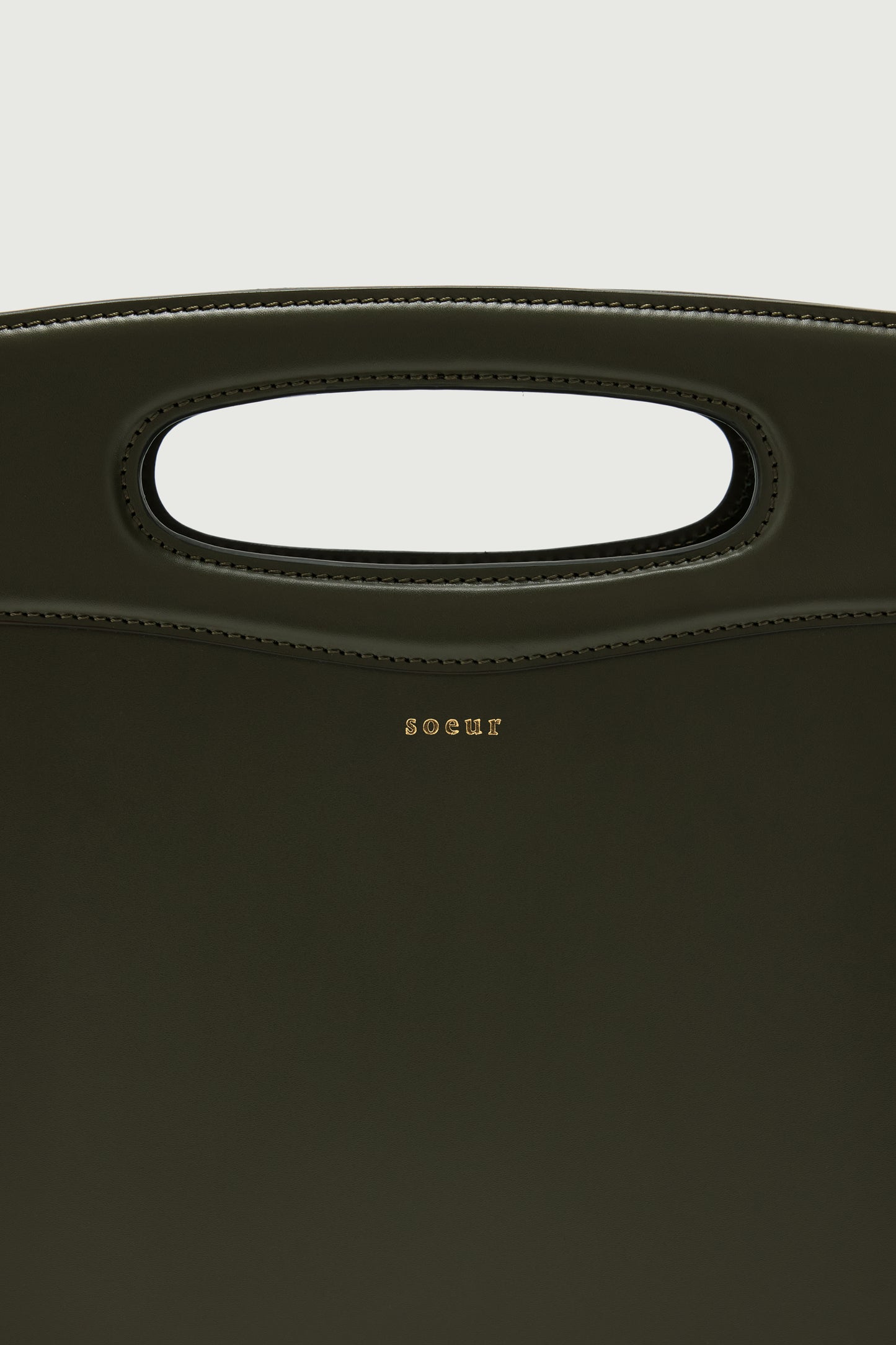 Sac Cheri - Vert Militaire - Cuir - Femme