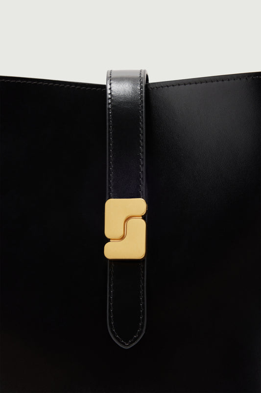 Sac Bello Mini - Noir - Cuir - Femme