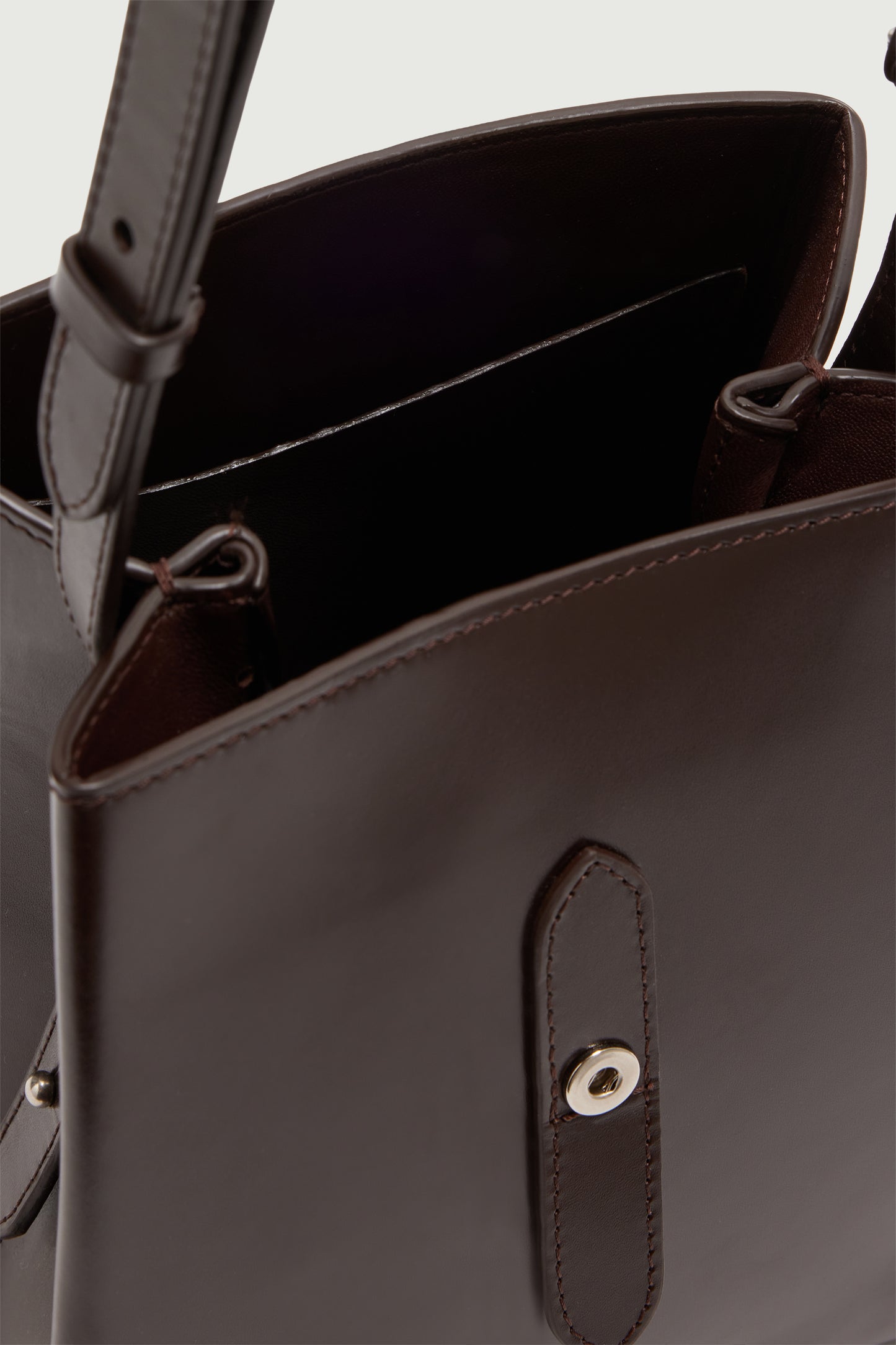 Sac Bello Mini - Marron Chaud - Cuir - Femme