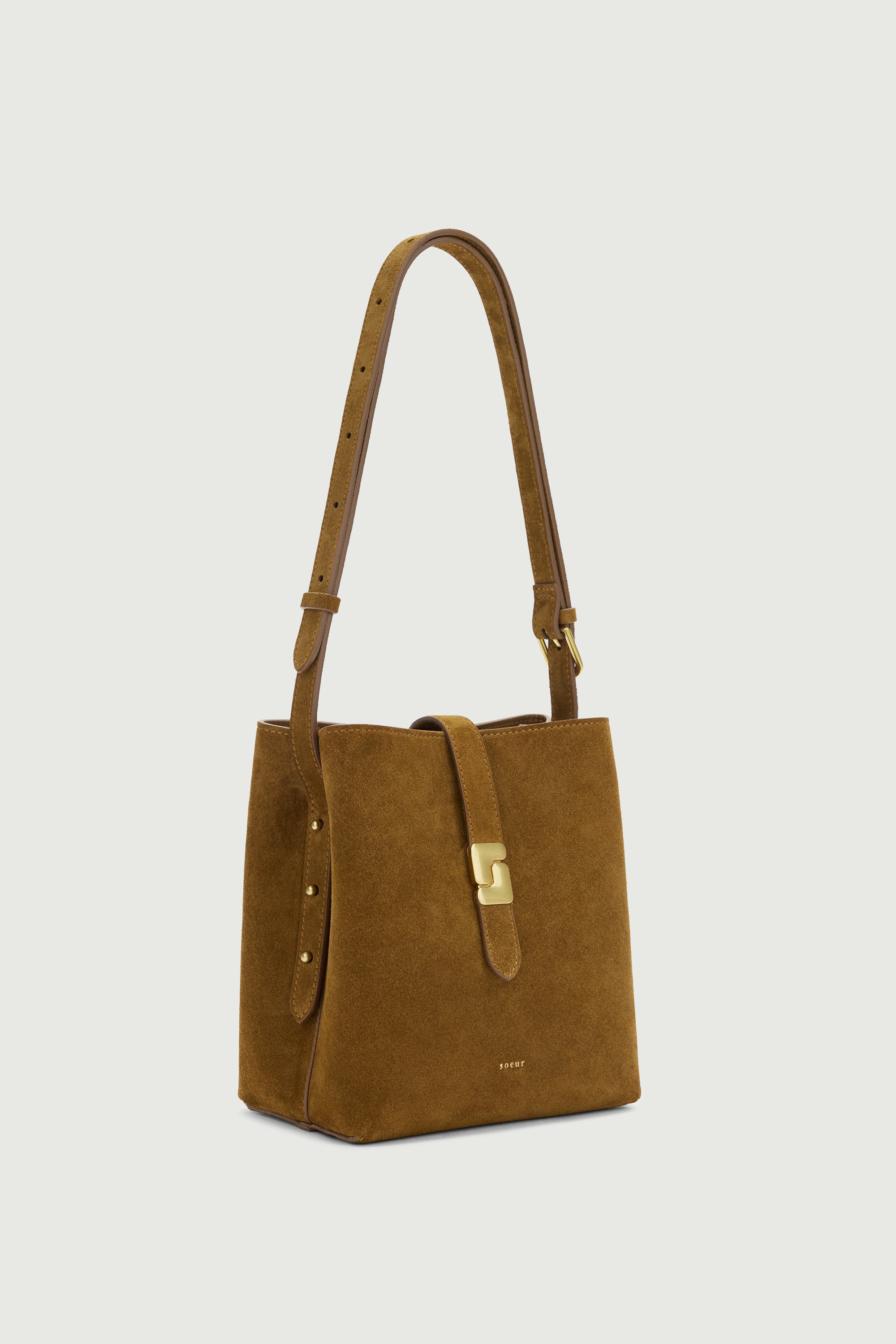 SAC BELLO MINI Caramel Split Leather