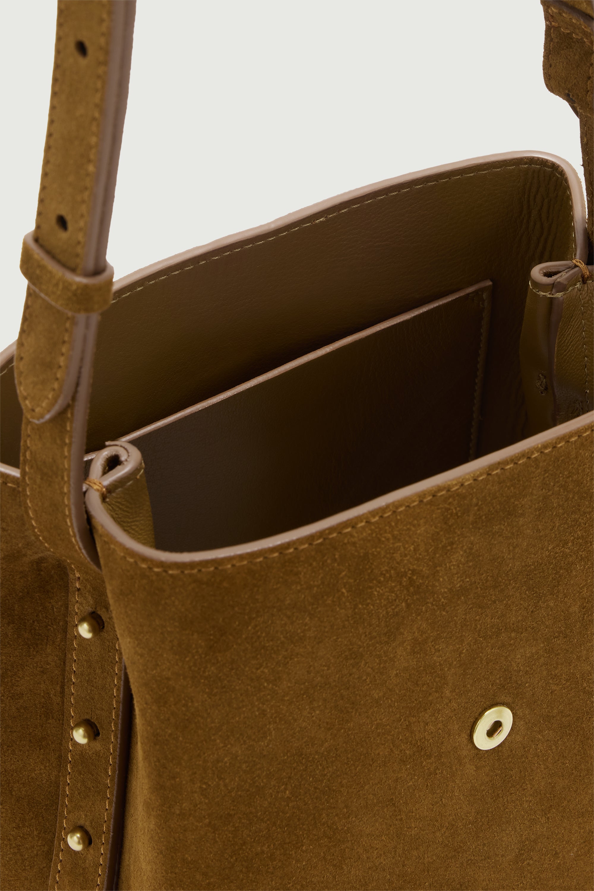 SAC BELLO MINI Caramel Split Leather