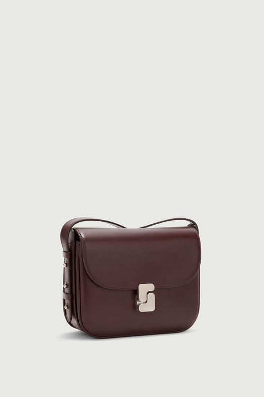Sac Bellissima Mini - Bordeaux - Cuir - Femme