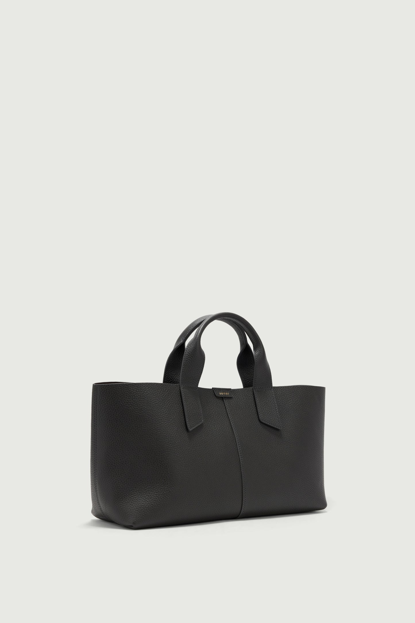 Bolso Suave - Acero - Cuero - Mujer