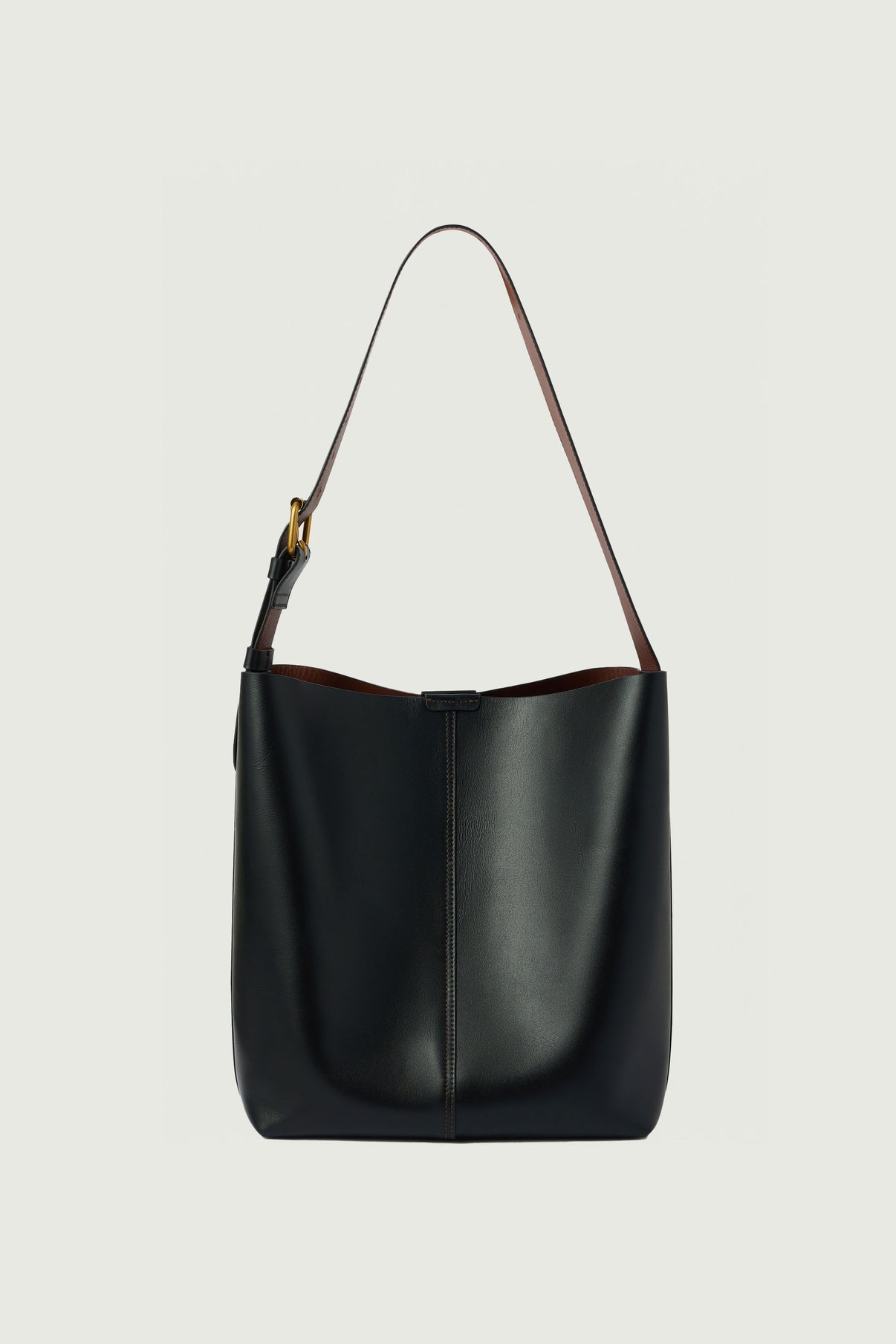 Sac Bandoulière Sac à Main Seau Cuir Sac Seau Cuir Et Daim- Zana