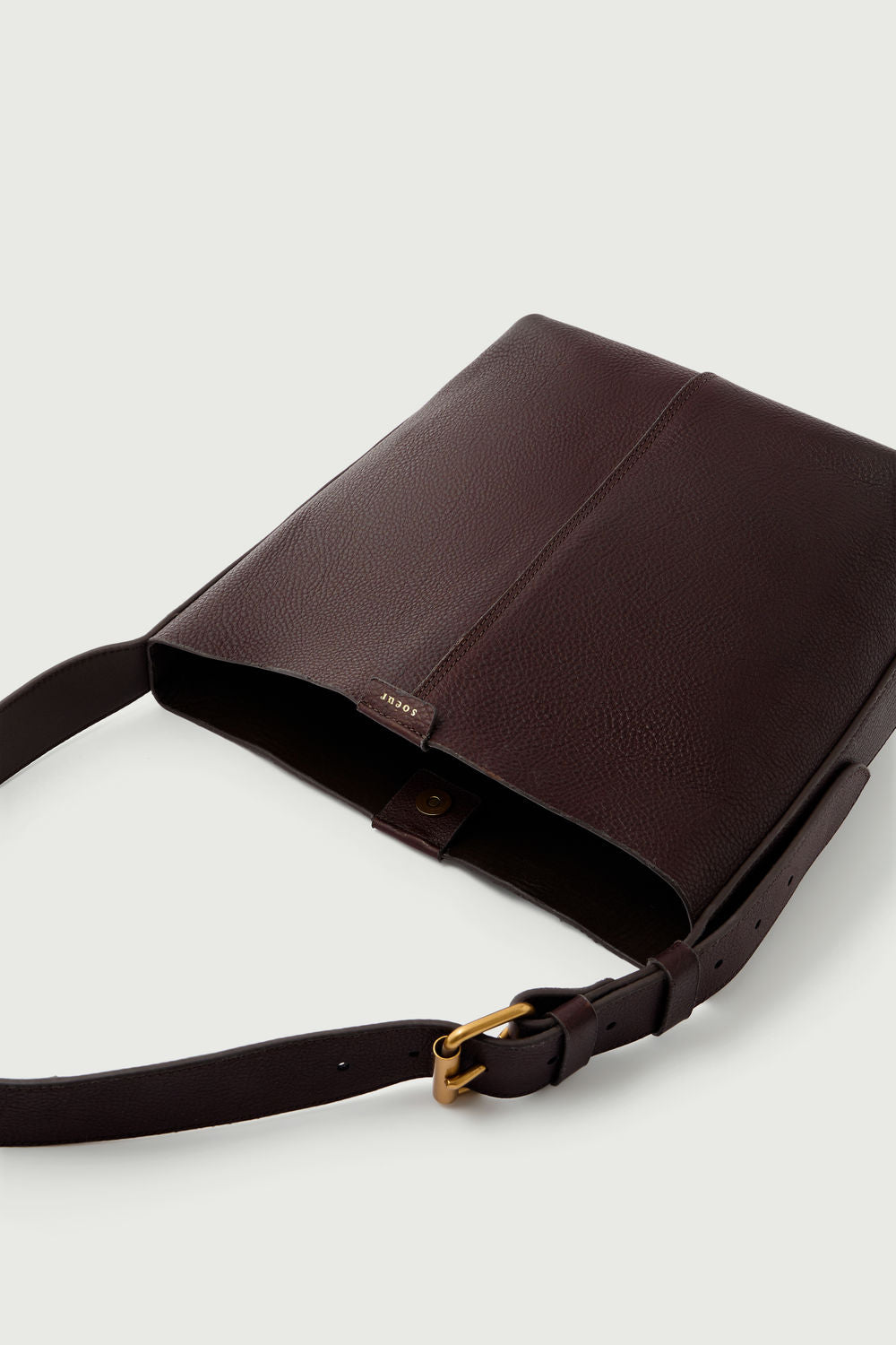 Sac Saudade Mini - Marron Foncé - Cuir - Femme vue 6