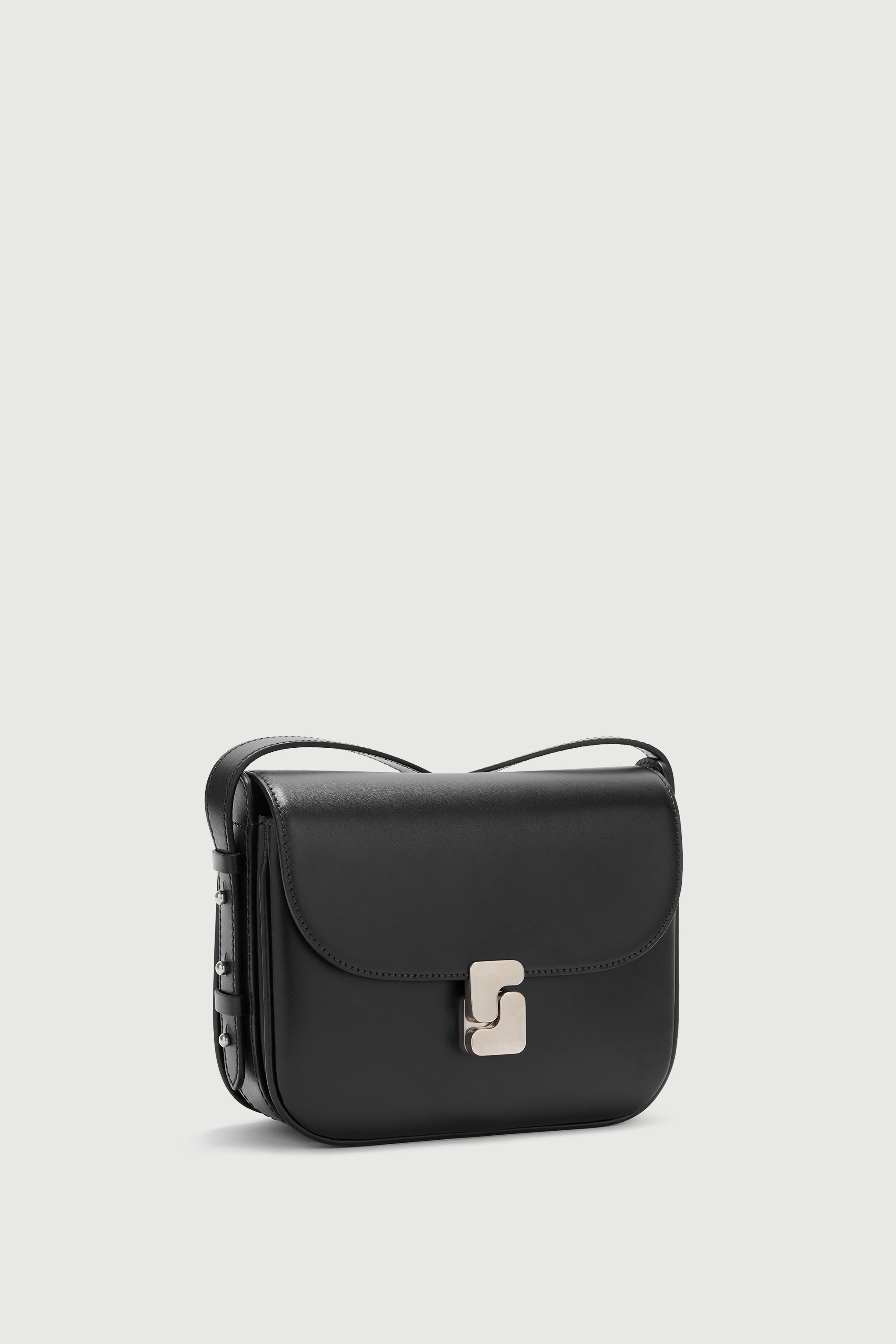 SAC BELLISSIMA MINI Black Clasp Silver-Tone