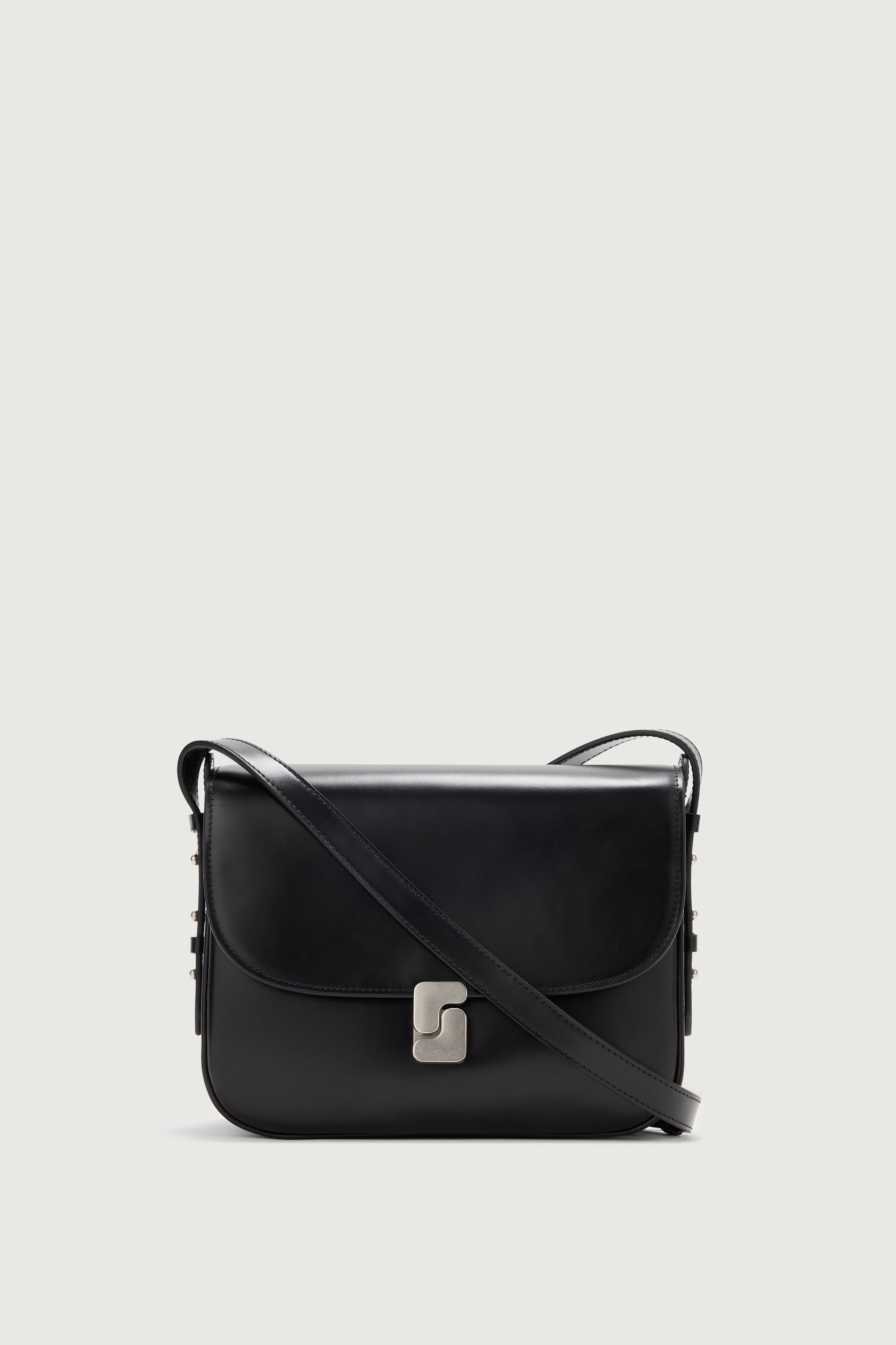 SAC BELLISSIMA MAXI Black Clasp Silver-Tone