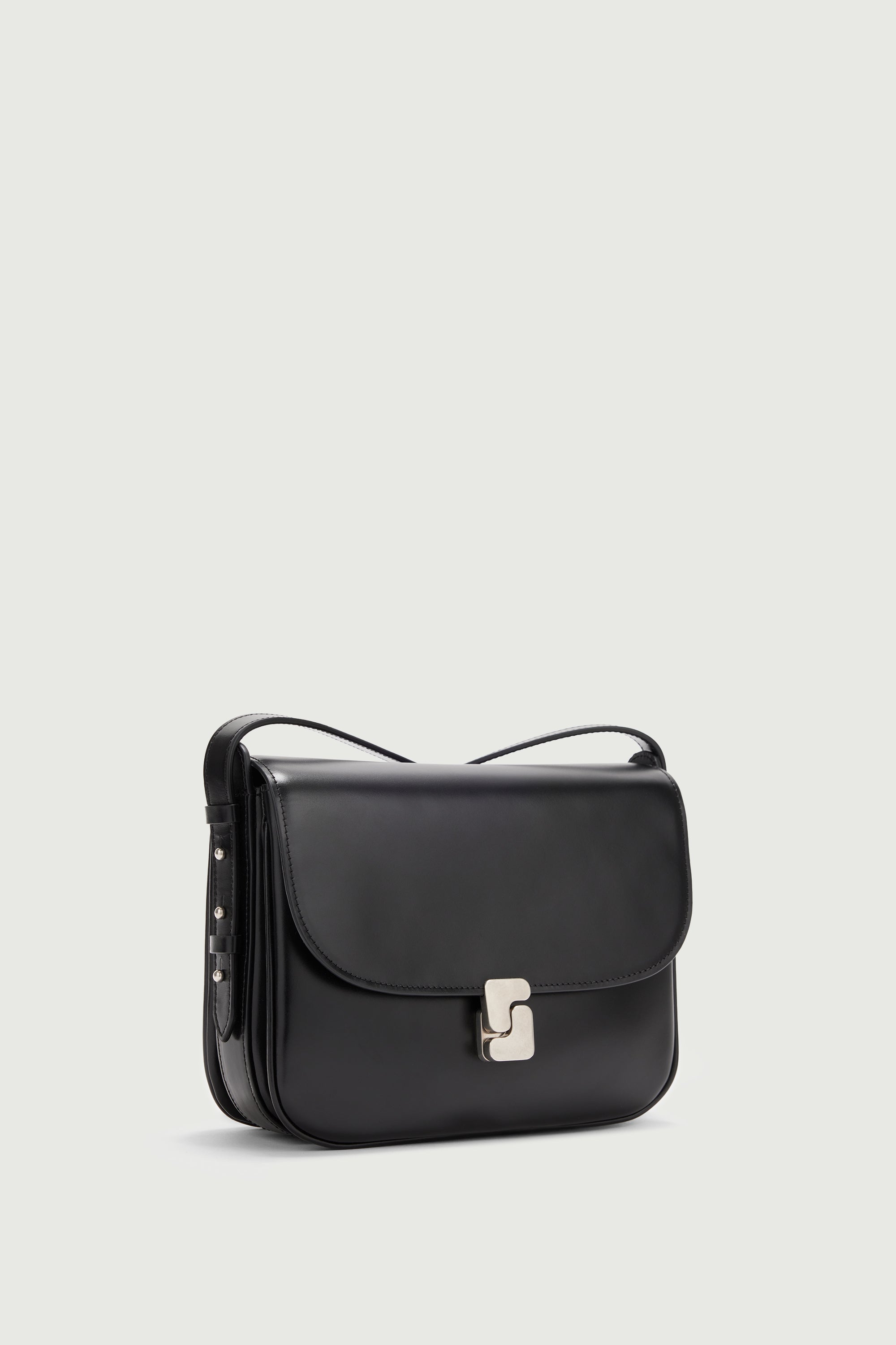 SAC BELLISSIMA MAXI Black Clasp Silver-Tone