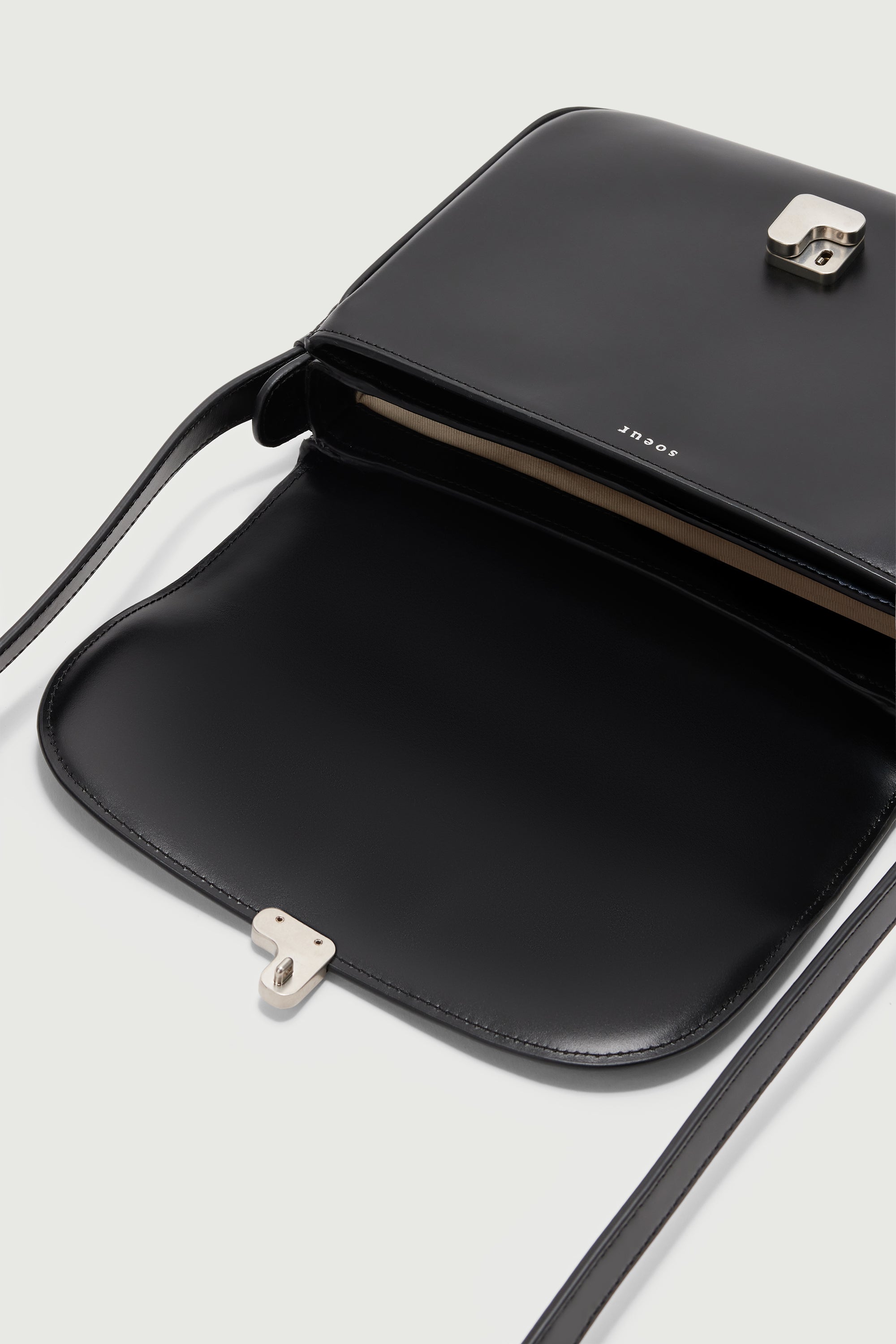 SAC BELLISSIMA MAXI Black Clasp Silver-Tone