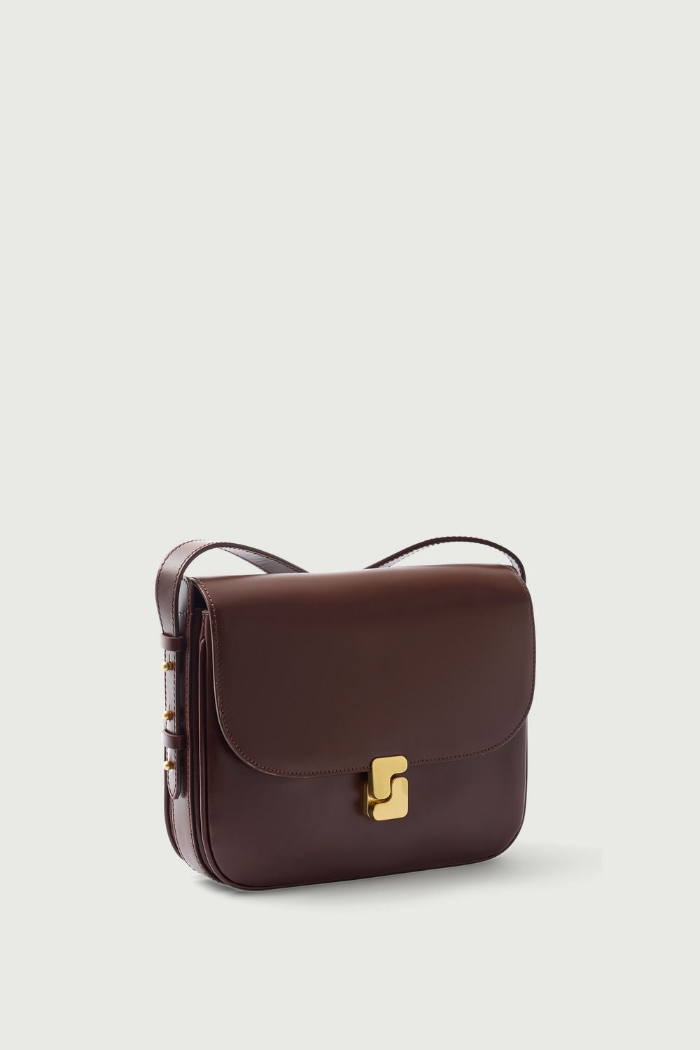 Sac Bellissima Maxi - Chocolat - Cuir - Femme vue 3