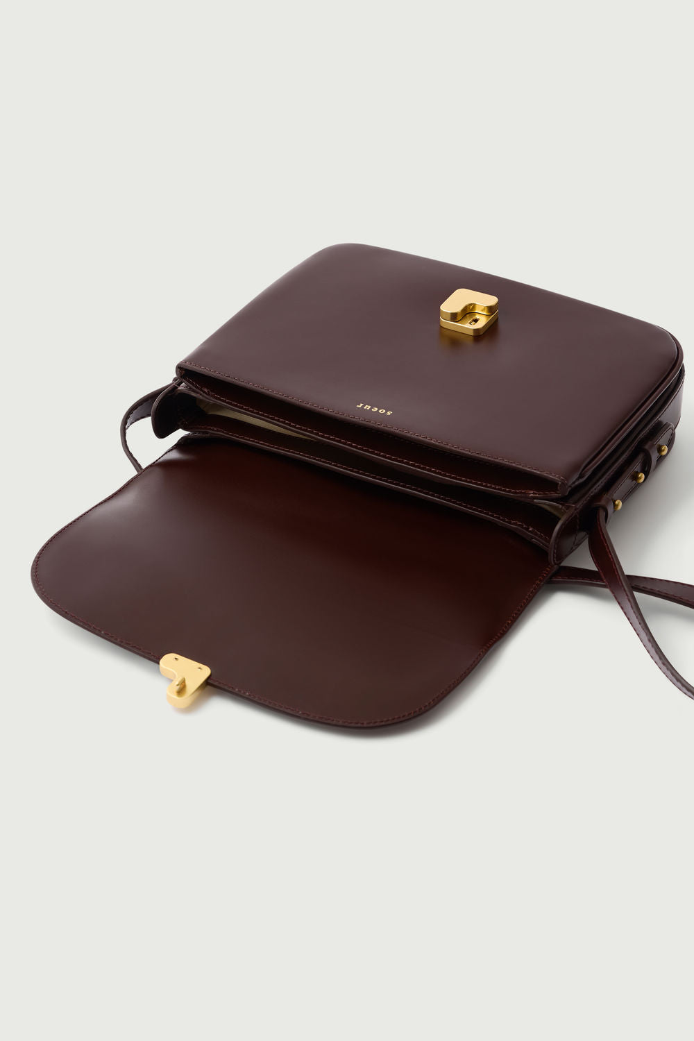 Sac Bellissima Maxi - Chocolat - Cuir - Femme vue 5