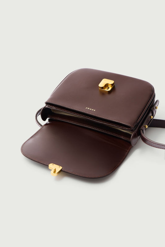 Bolso Bellissima Mini - Chocolate - Cuero - Mujer