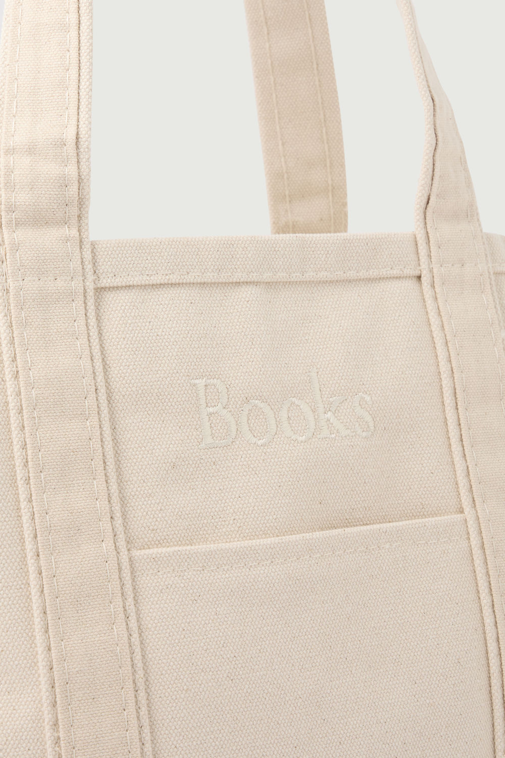 Tote Bag BOOKS MEDIUM Ecru