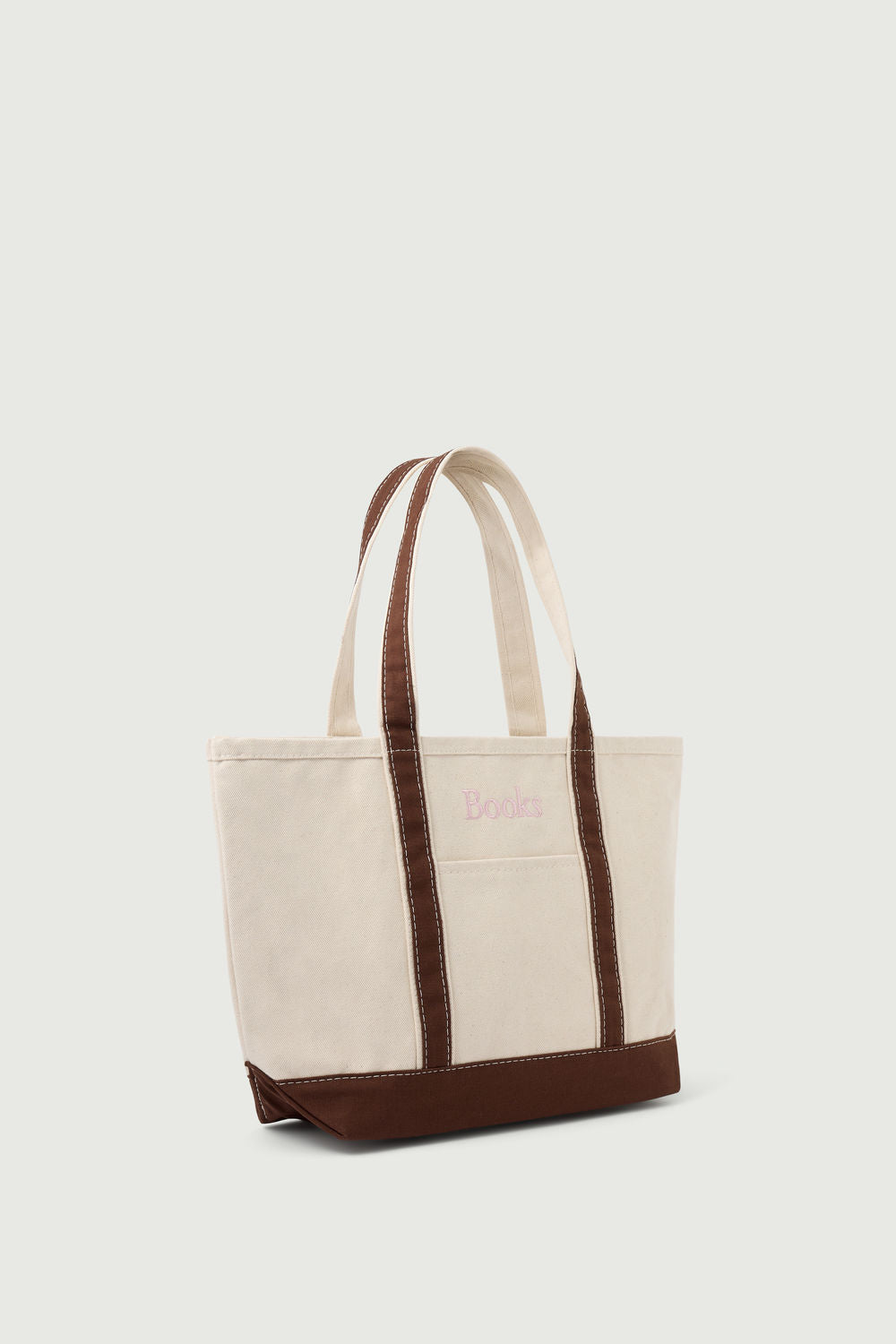 Tote Bag BOOKS MEDIUM Brown/Pink