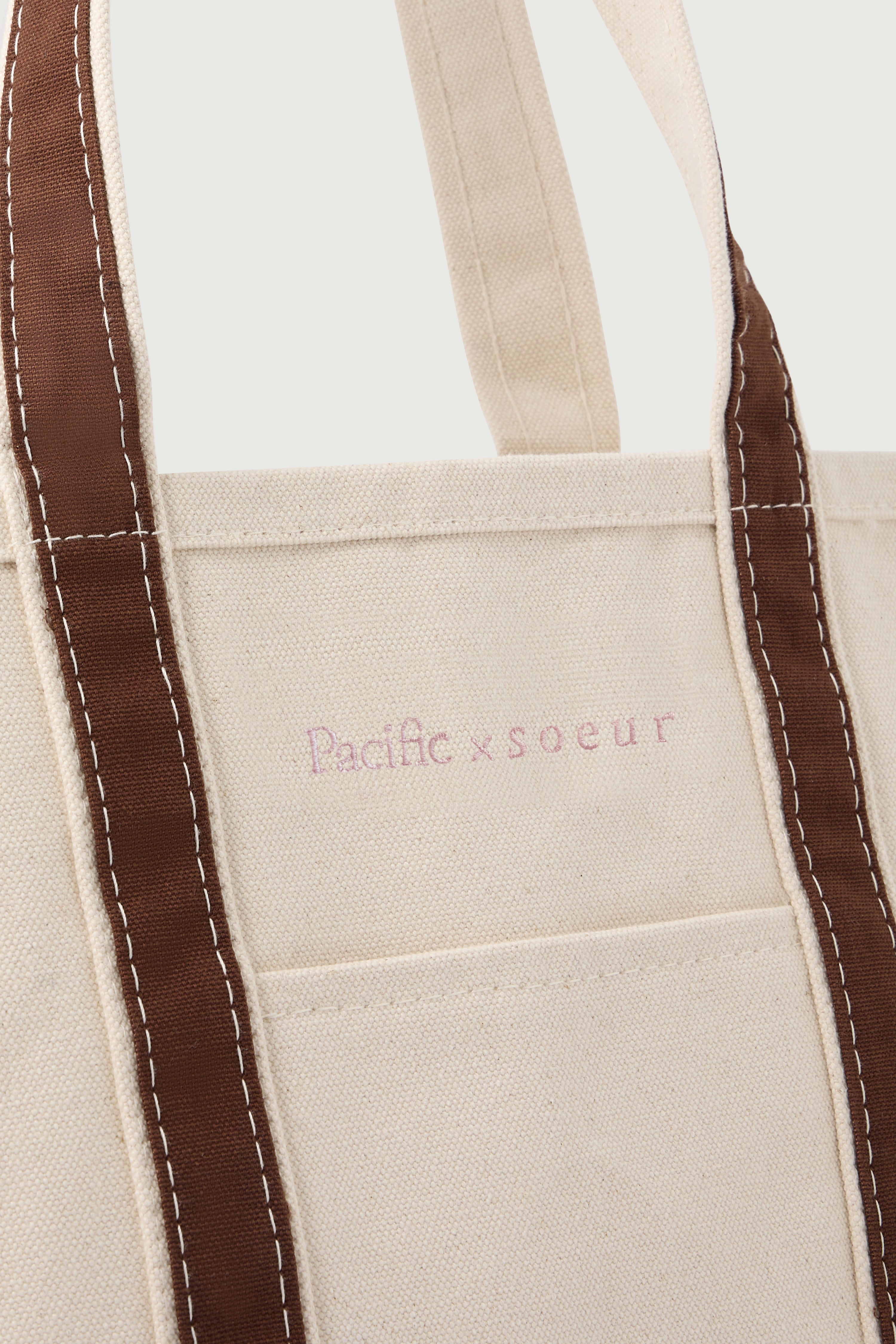 Tote Bag BOOKS MAXI Brown/Pink