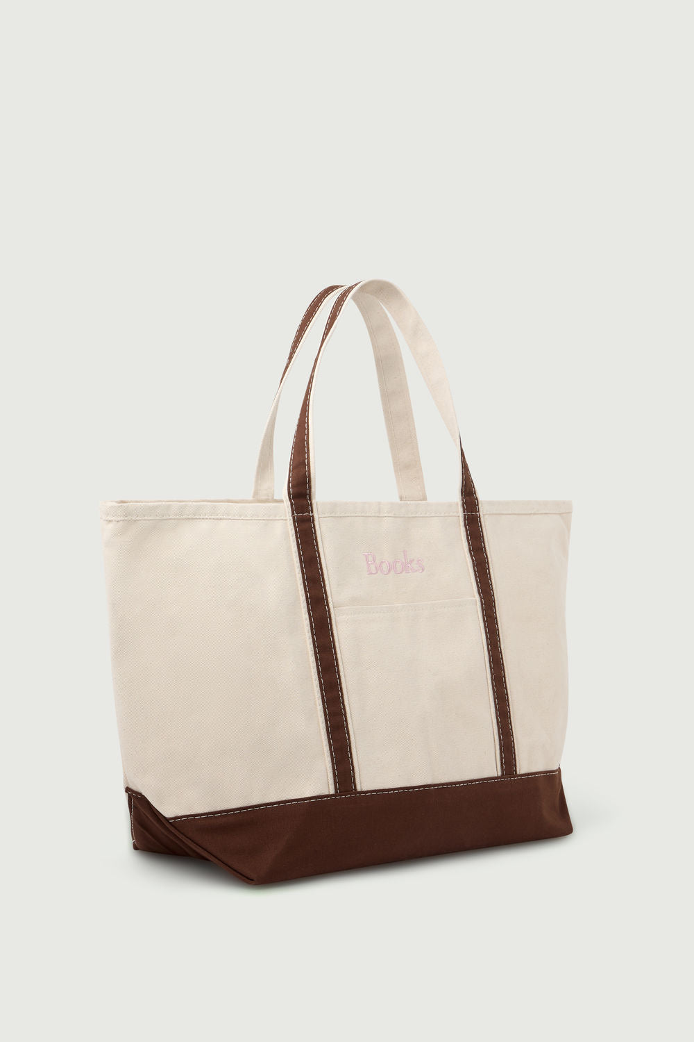 Tote Bag BOOKS MAXI Brown/Pink