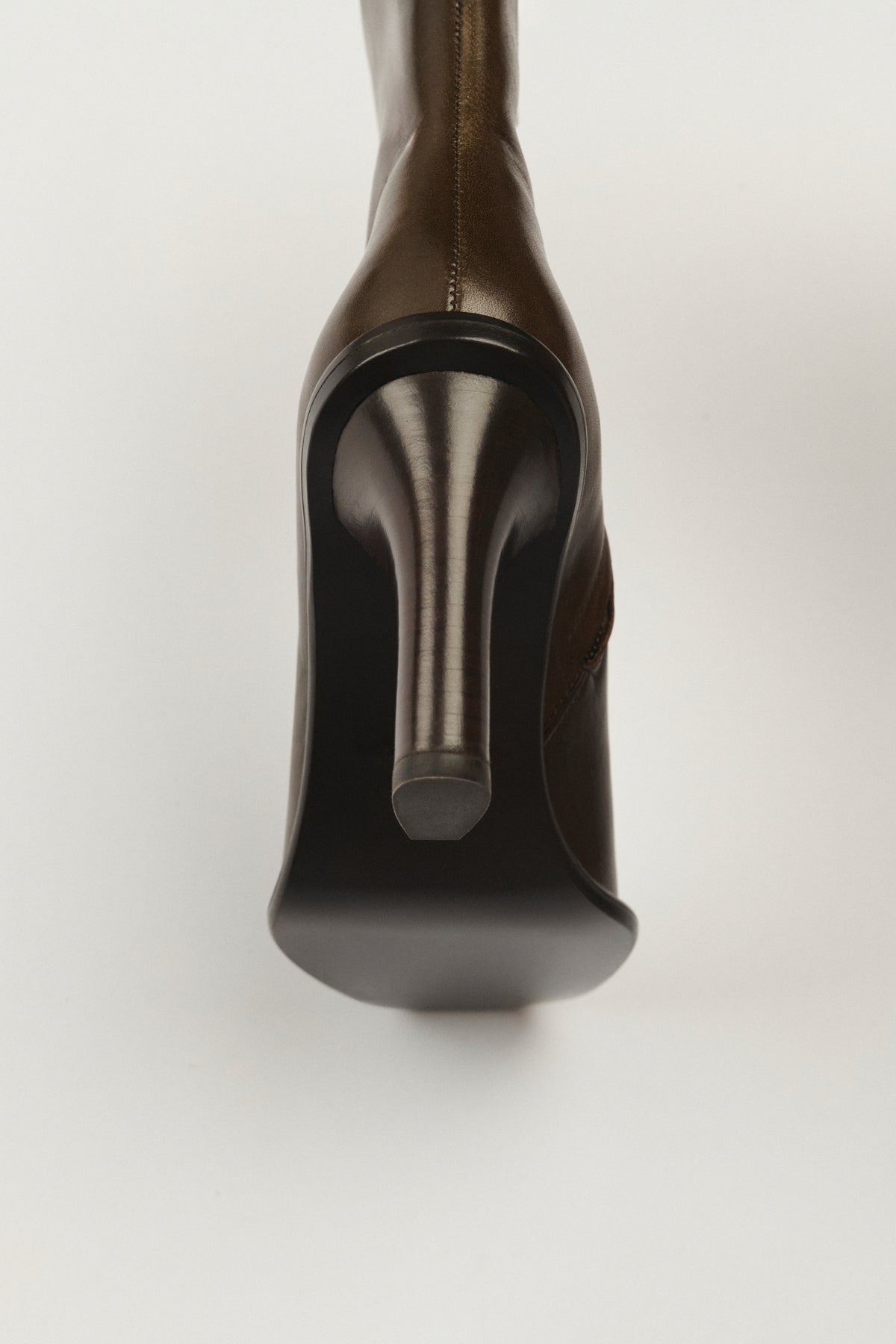 Botas Livia - Marrón Oscuro Cuero Suave Mujer - Soeur