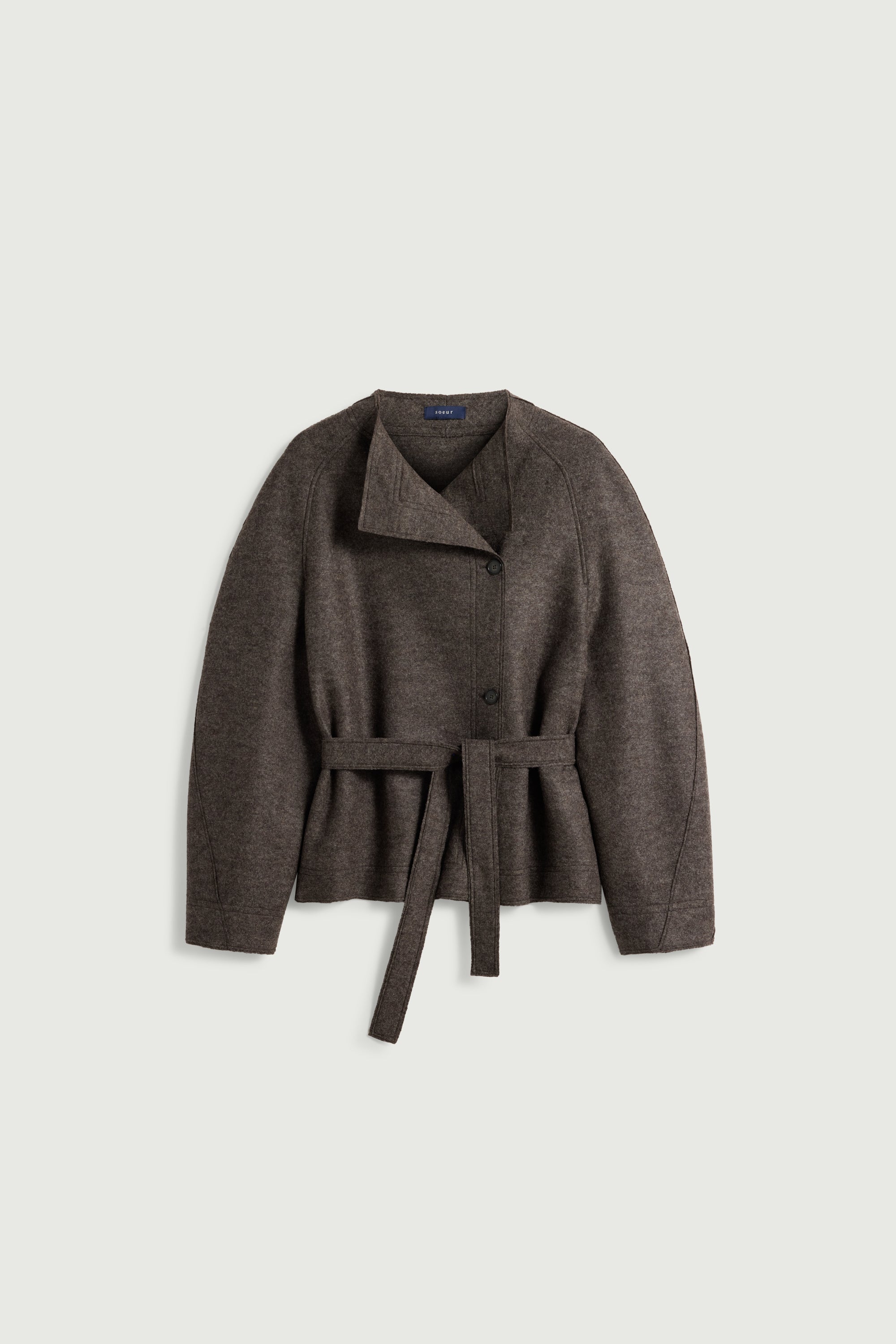 Jacket THEIA TAUPE Heathered