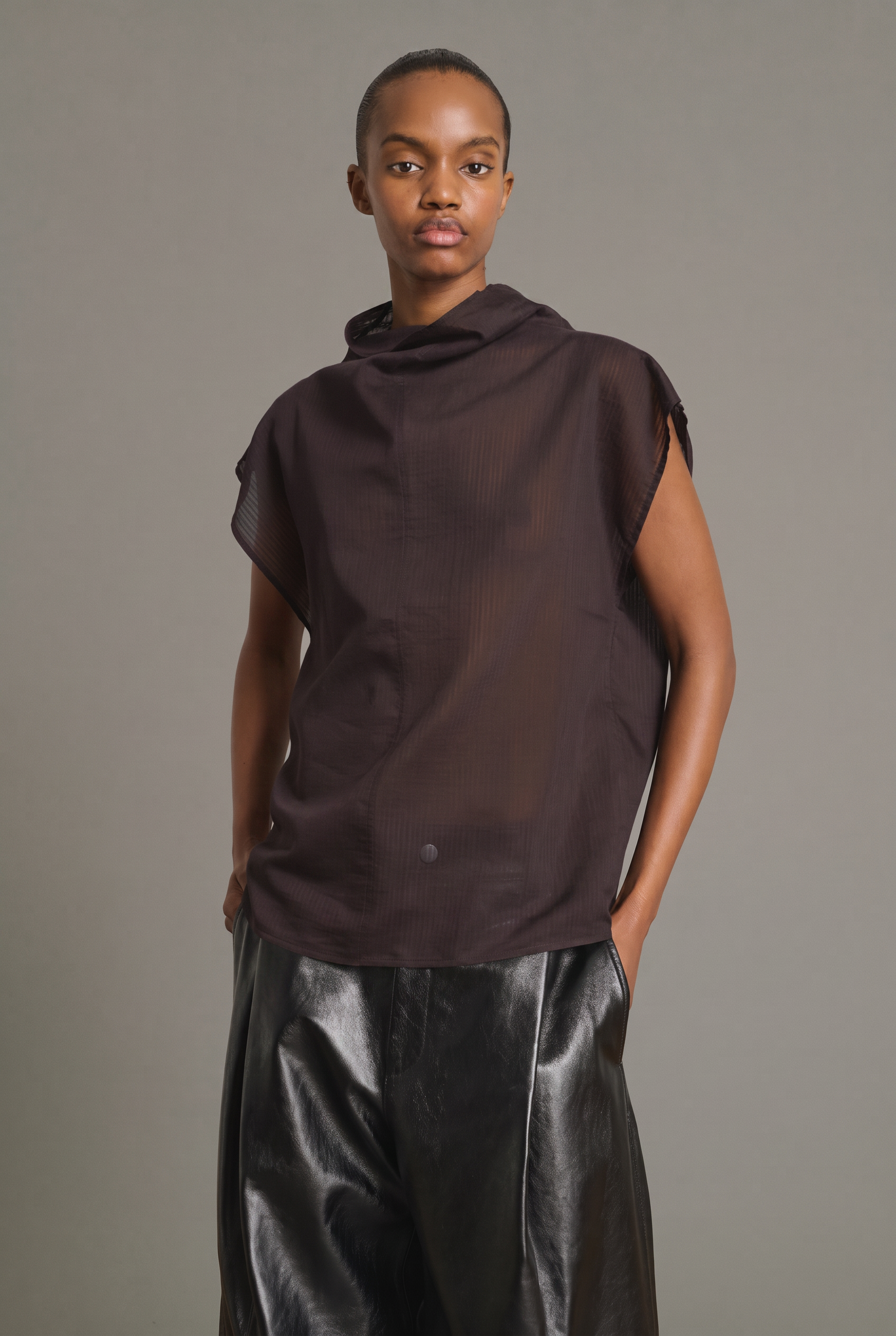 Blouse IZUMI Fig/Brown